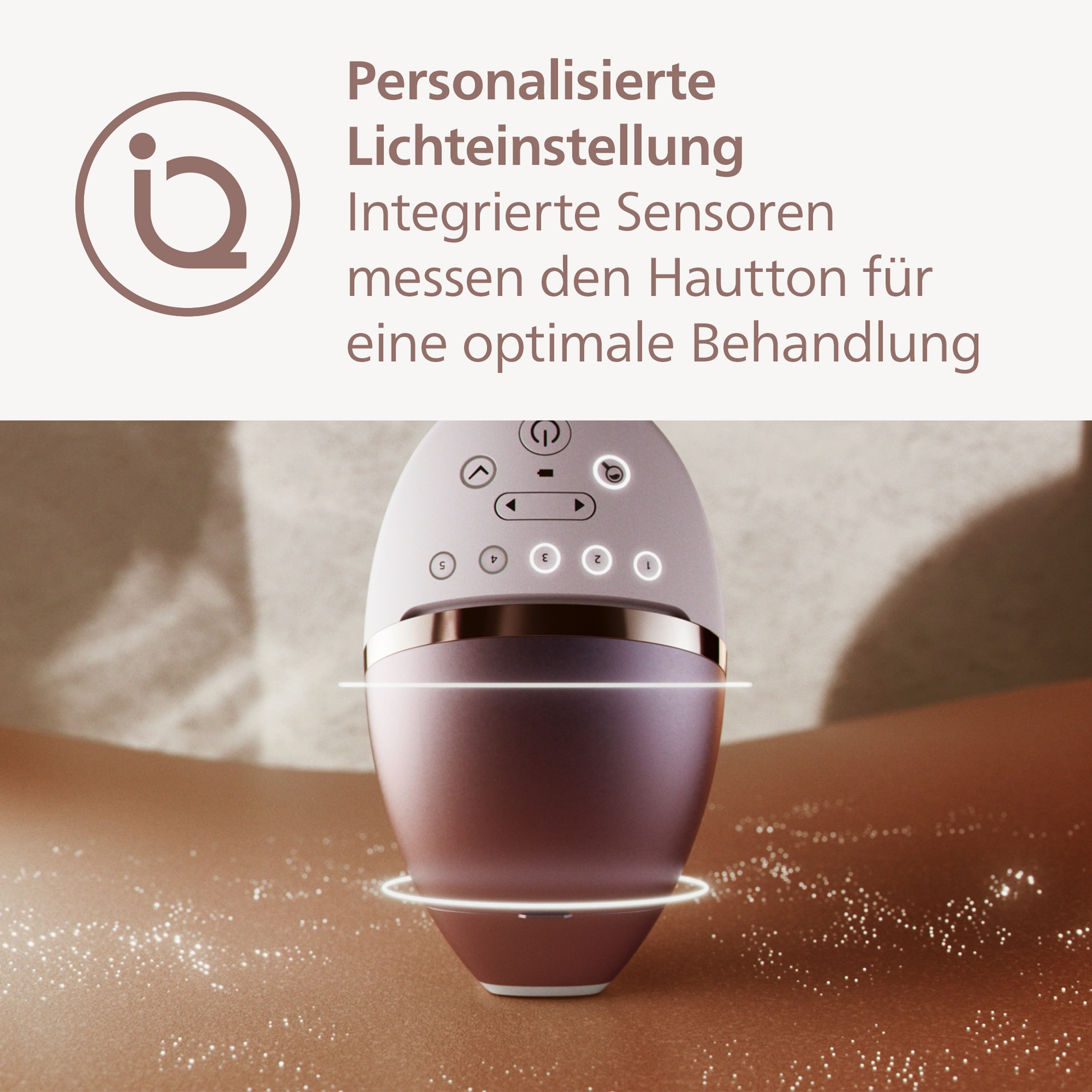Philips Épilateur IPL »Lumea S9000 BRI955/00« 450.000 Lichtimpulse 3 Aufsätze (Körper, Gesicht und Präzisionsaufsatz), kabellos