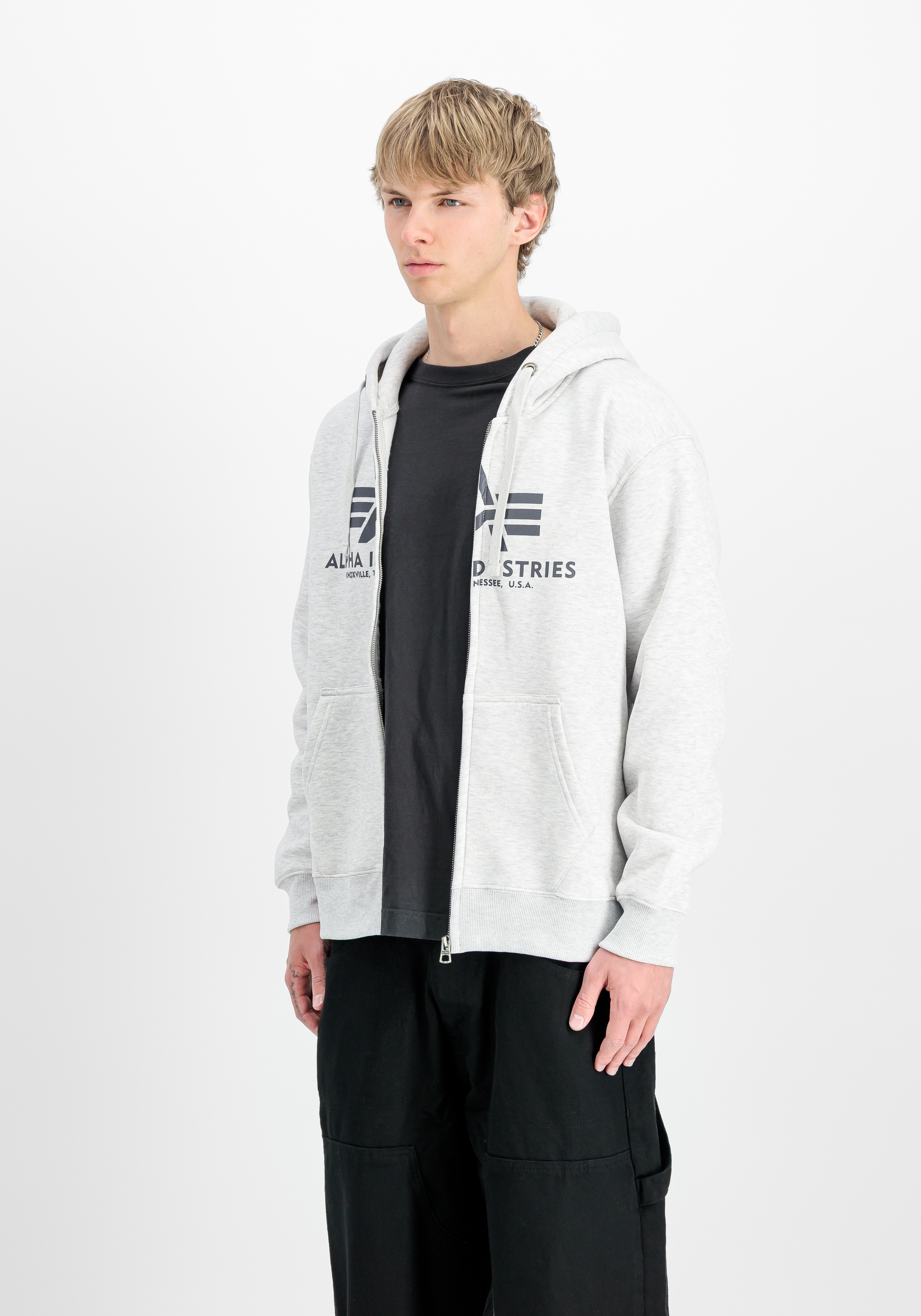 Image of Alpha Industries Hoodie "Basic BL Zip Hoodie"