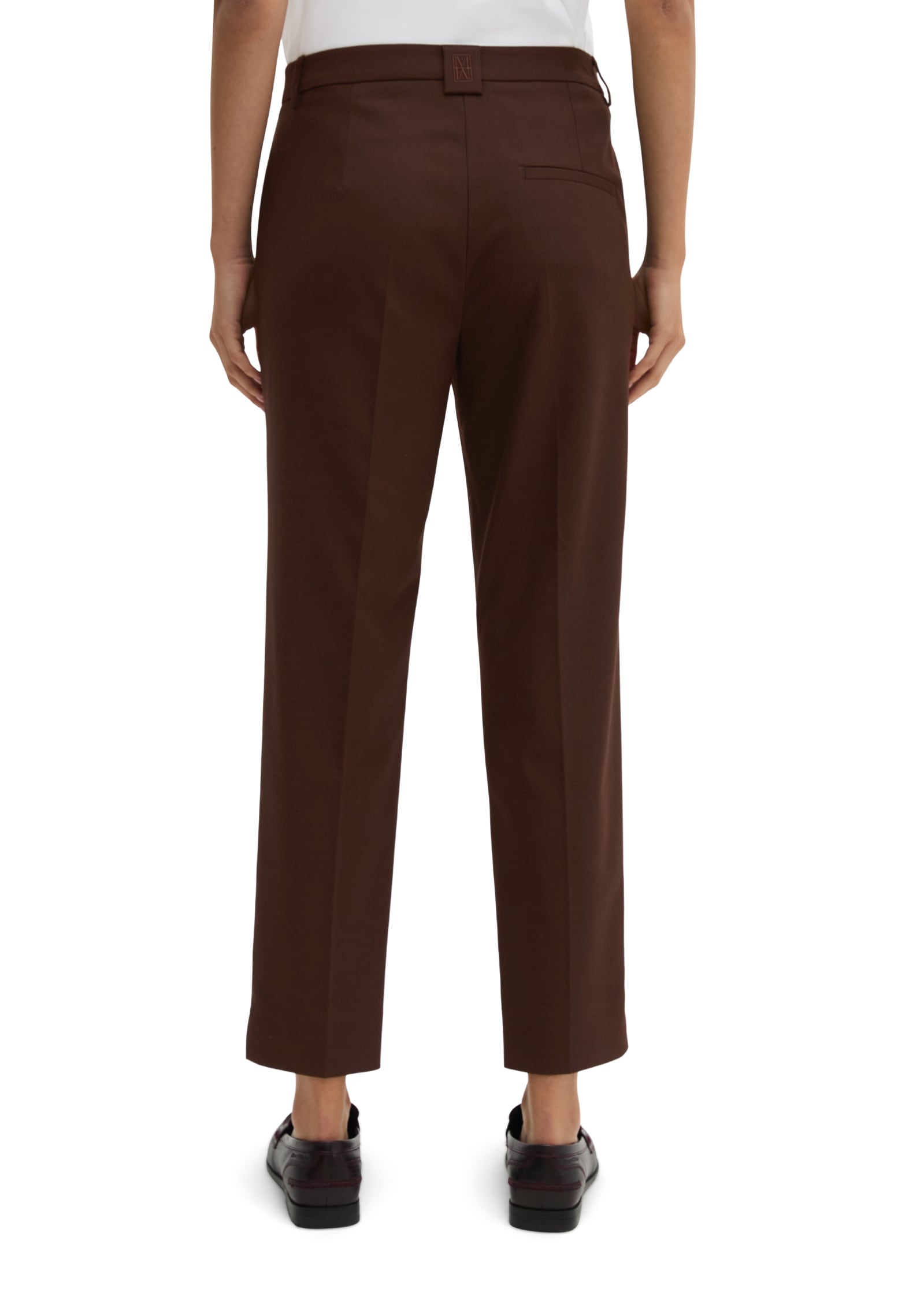 Marc O'Polo Stoffhose »Malin Slim«  mit geschlitztem Saum, Slim Fit