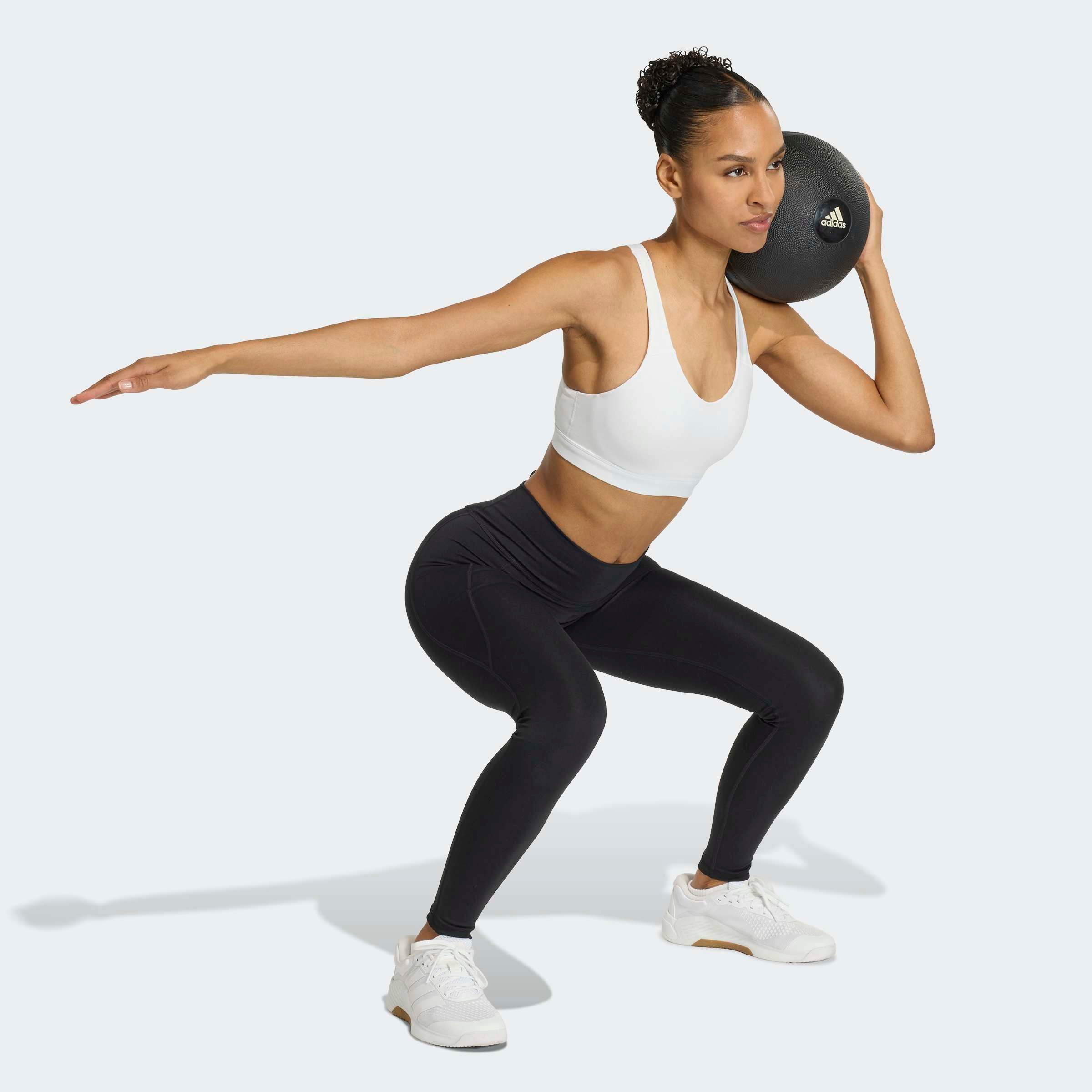 adidas Performance Soutien-gorge de sport »OPTIME ESSENTIALS WORKOUT BH MIT STARKEM HALT«