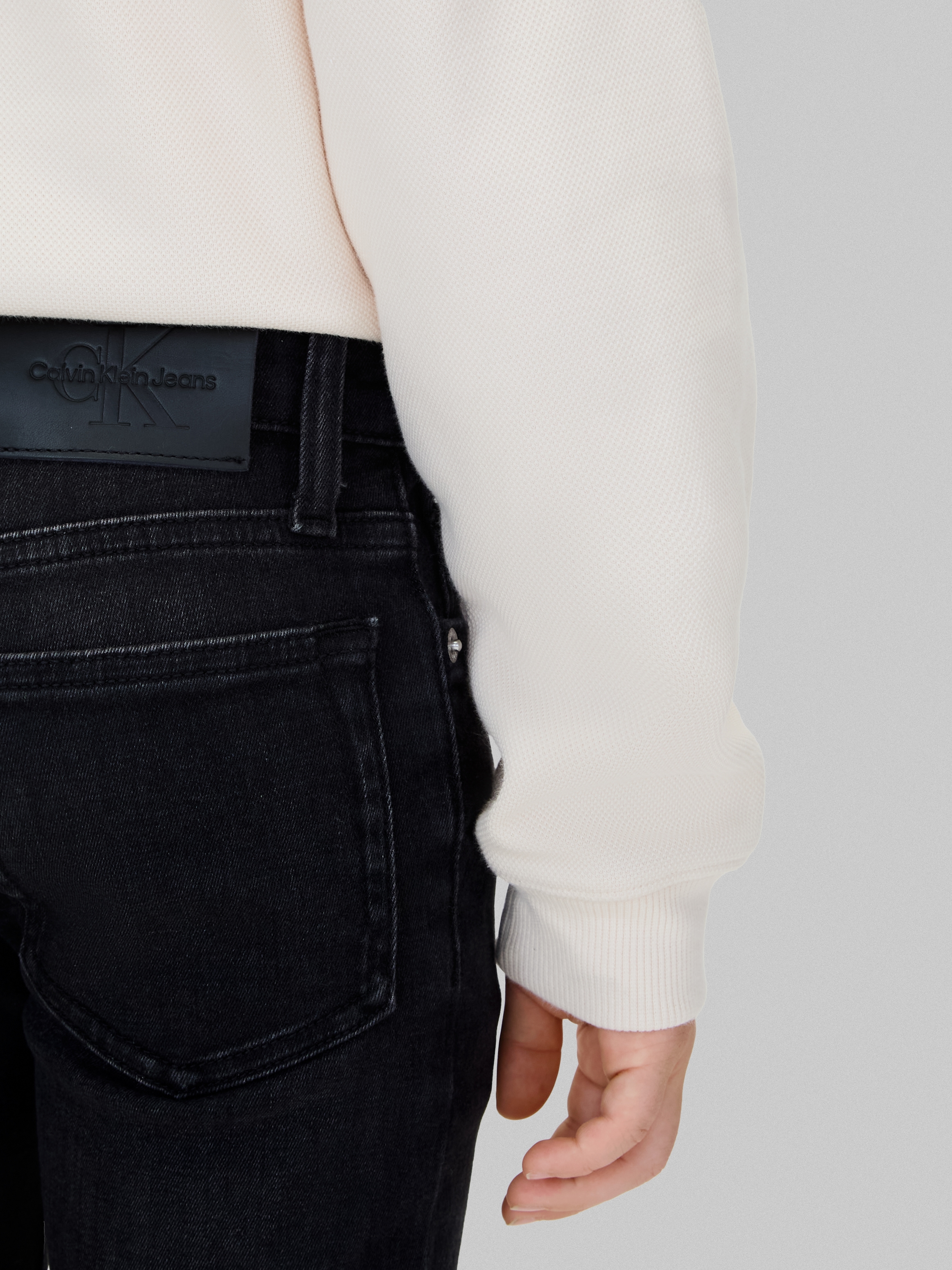 Calvin Klein Jeans Slim-fit-Jeans »SLIM ESS«, für Kinder bis 16 Jahre, stone washed