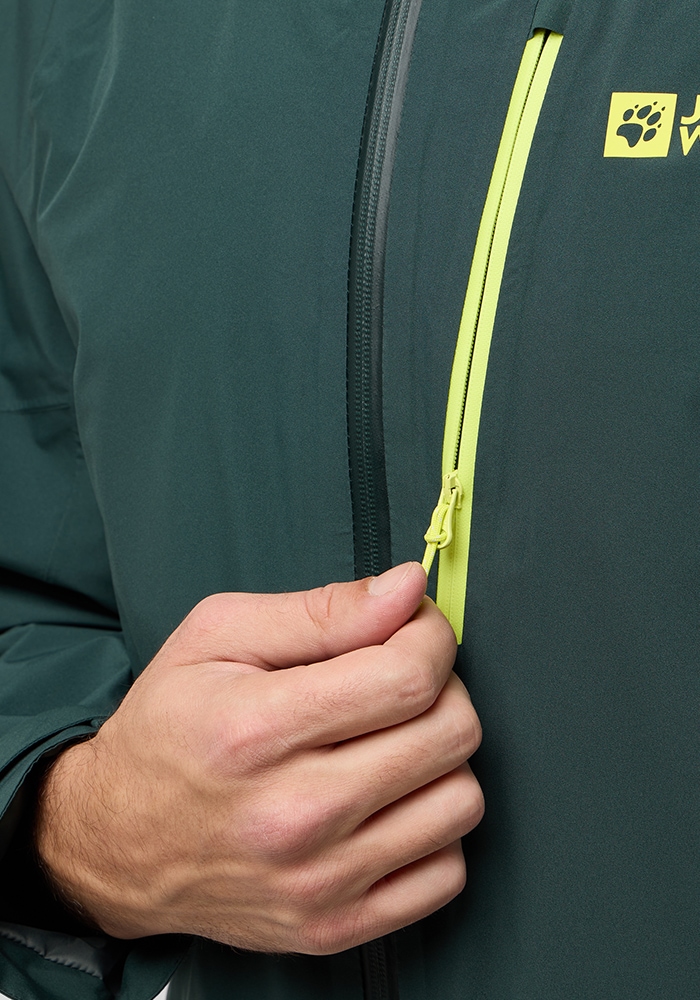Jack Wolfskin Funktionsjacke »EAGLE PEAK 2L JKT M«, mit Kapuze