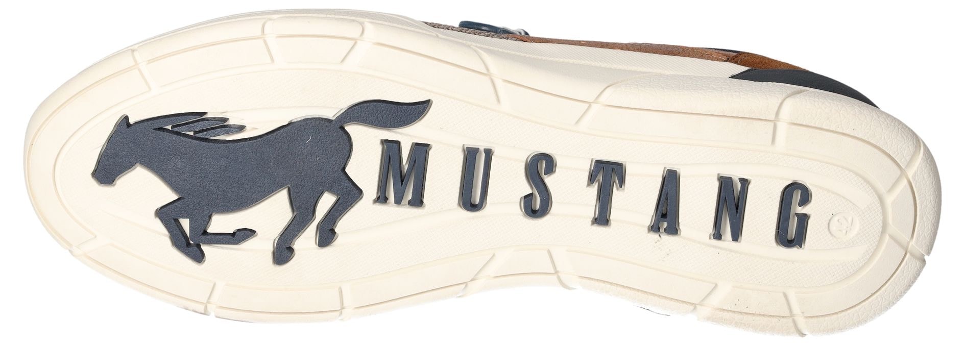 Mustang Shoes Slip-On Sneaker, mit Mustang Markenlabel, Freizeitschuh, Halbschuh, Schlupfschuh