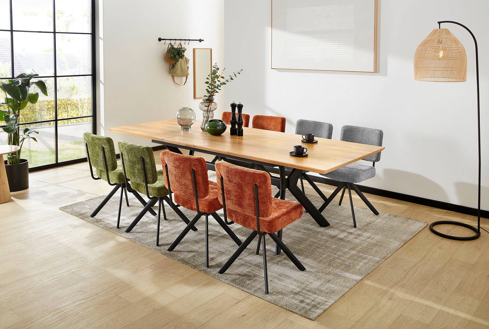 Jockenhöfer Gruppe Chaise pivotante »Gloria (Set, 4 St.)« (Ensemble) 4 cuisinclut fonction pivotante (360°), ressorts ensachés, supporte jusqu’à 150kg