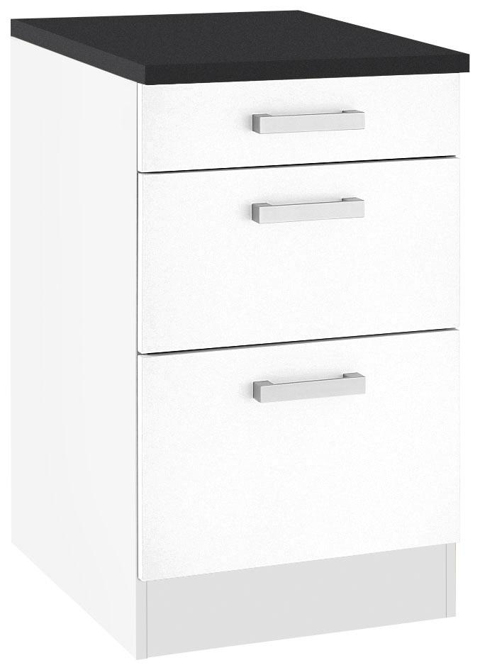 Image of OPTIFIT Unterschrank »Odense«, 50 cm breit, mit 1 Schubkasten und 2 Auszügen, mit 28 mm starker Arbeitsplatte bei Ackermann Versand Schweiz
