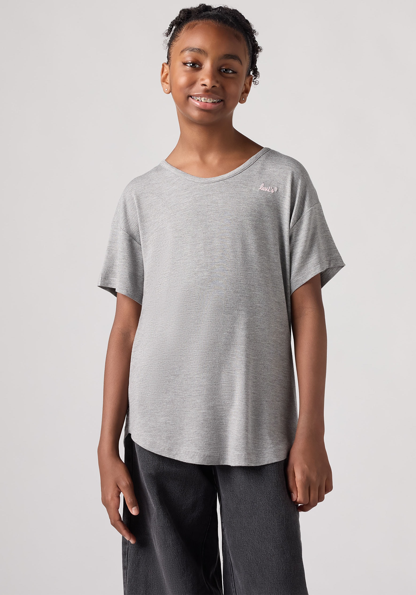 Image of Levis Kids T-Shirt "LVG NEW FAVORITE TEE" in melierter Optik, for Girls
