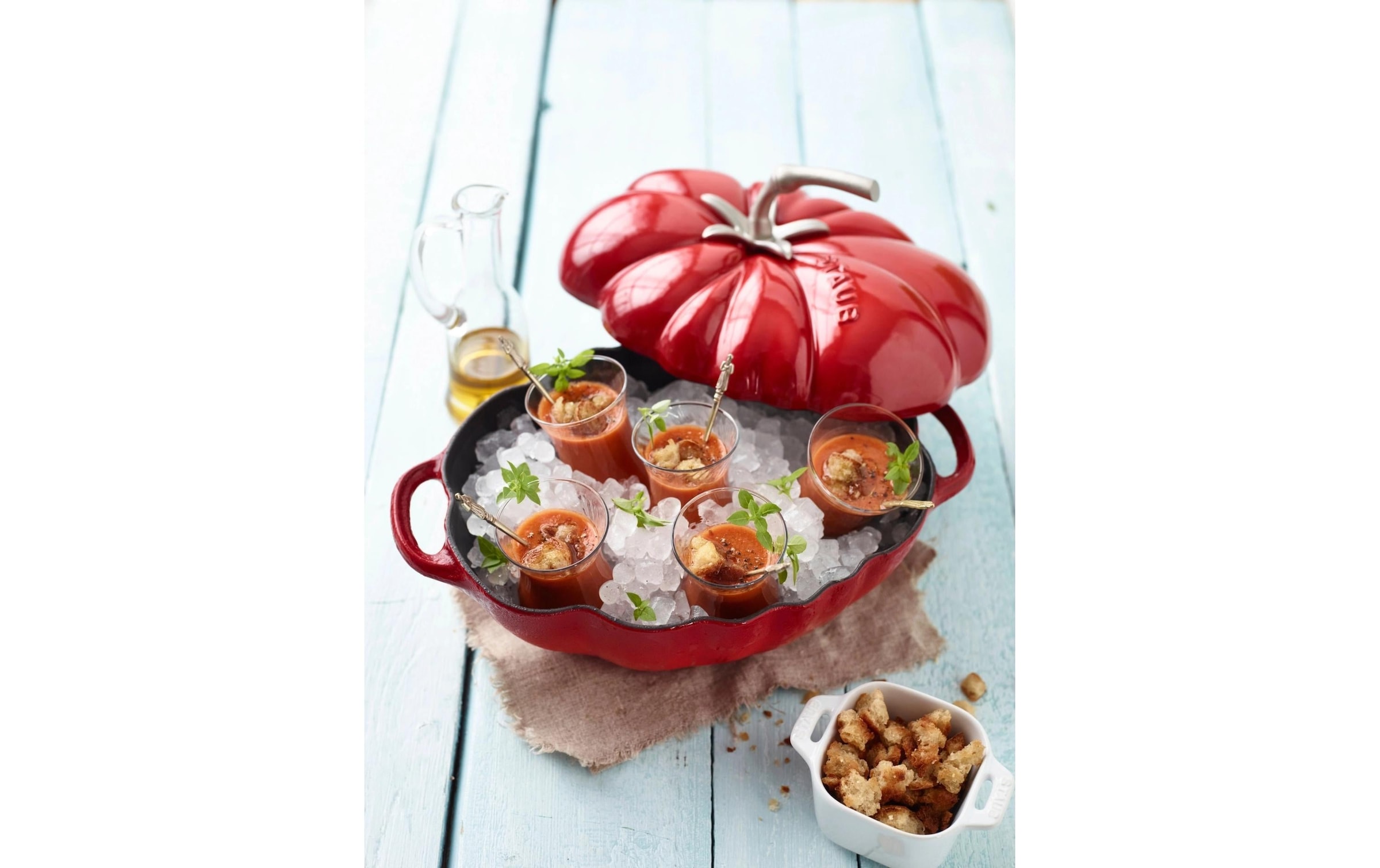 STAUB Bräter »Cocotte Tomate 25 cm, 2,9 l« Eisen | Gusseisen