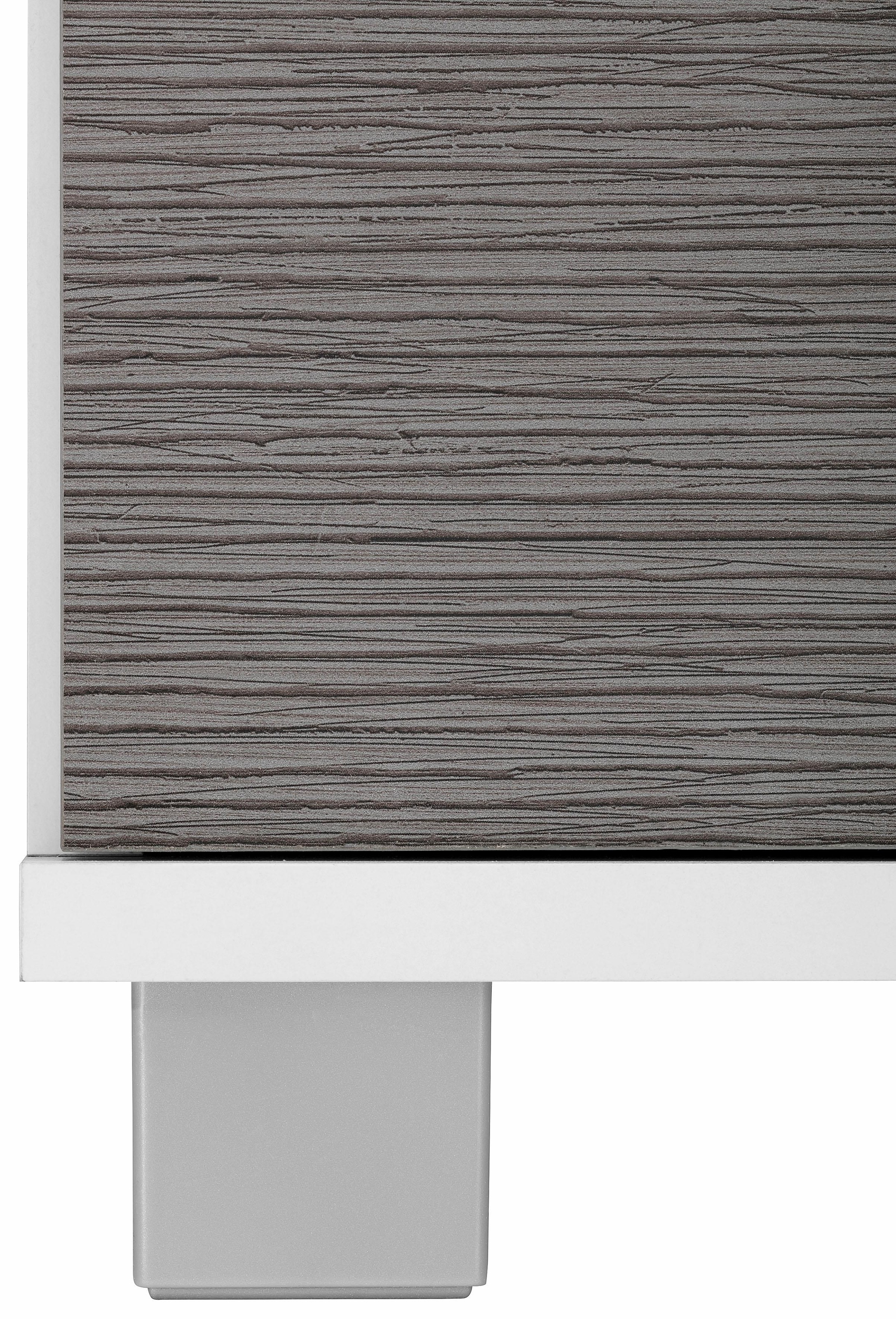 welltime Seitenschrank »Emmi, Breite 30 cm«, Wechselbarer Türanschlag, Metallbeschläge