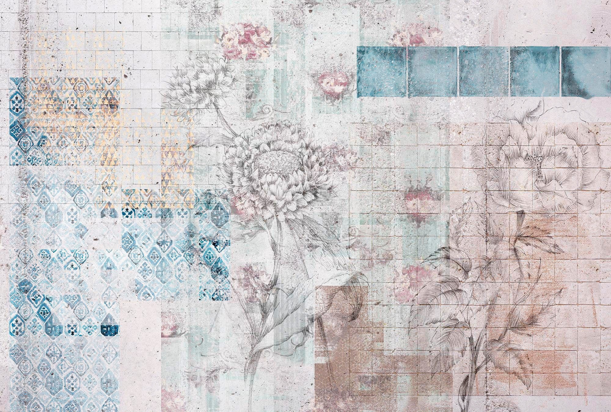 Image of Komar Vliestapete »Patches 4er«, Steinoptik bei Ackermann Versand Schweiz
