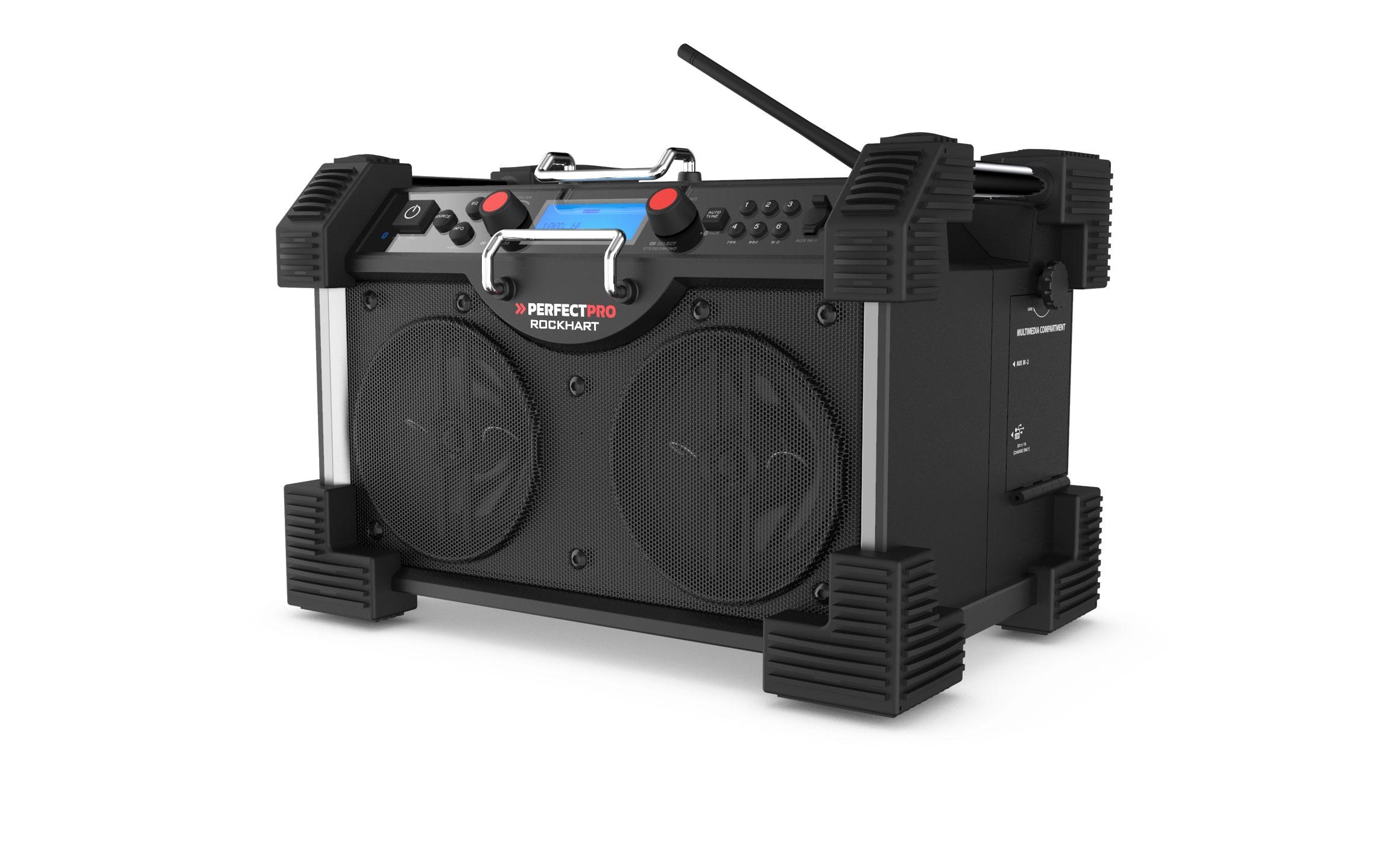 PerfectPro Digitalradio (DAB+) »ROCKHART« ( ) Display, Equalizer, Senderspeicher
