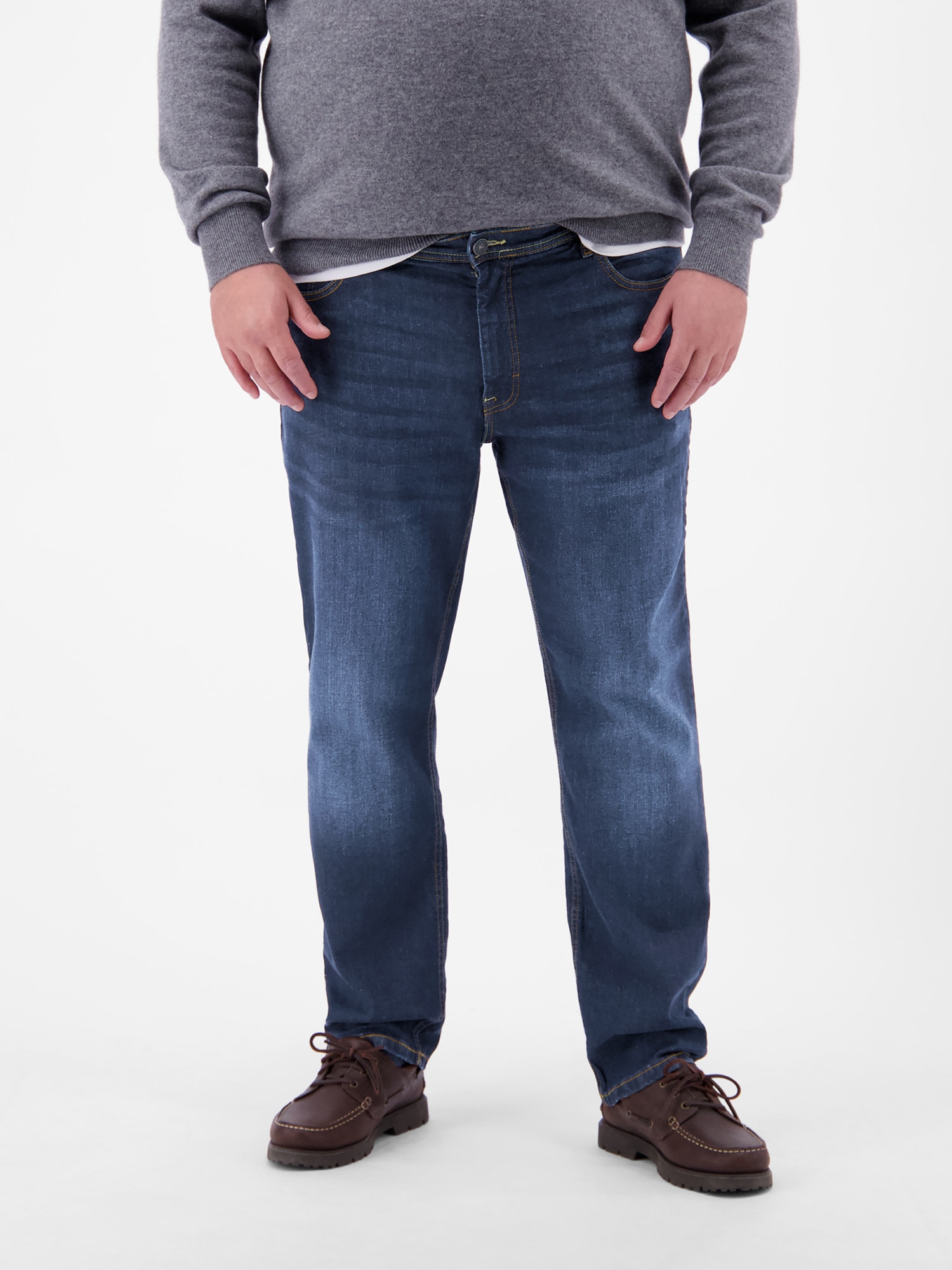 Image of LERROS 5-Pocket-Jeans "BAXTER Herrenjeans in Grossen Grössen, Straight Leg"