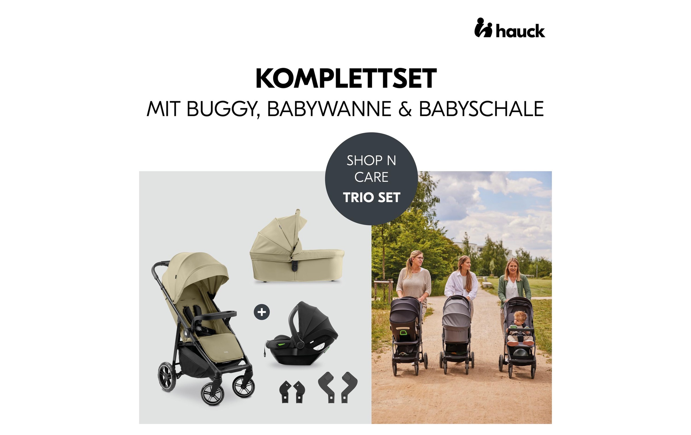 Hauck Poussette combinée »Shop N Care Trio Set« 22 kilos
