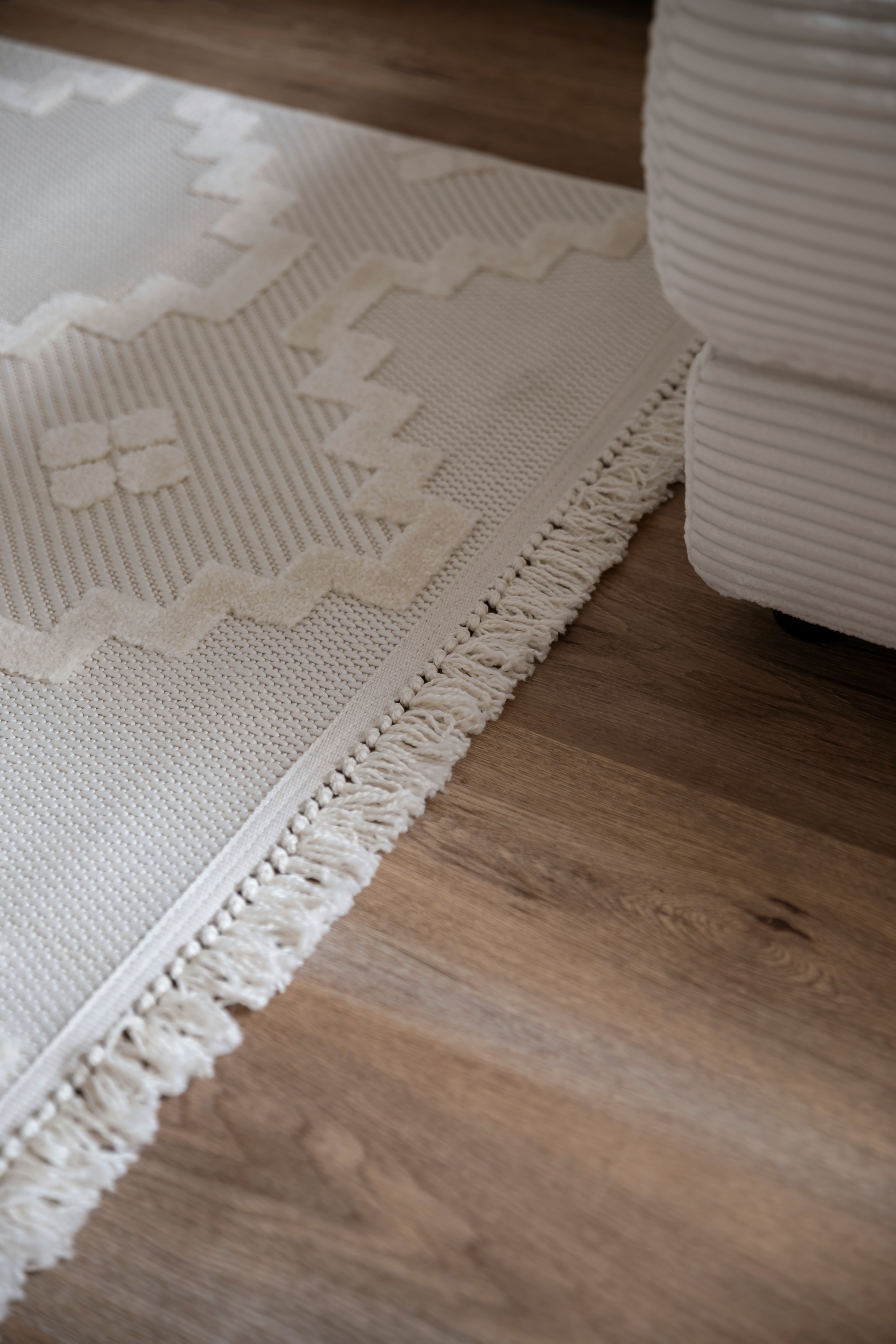 SCHÖNER WOHNEN-Kollektion Tapis »Summer 6352« Rectangulaire 6 mm Höhe In- und Outdoor geeignet, Hoch Tief Struktur, Robuster Teppich