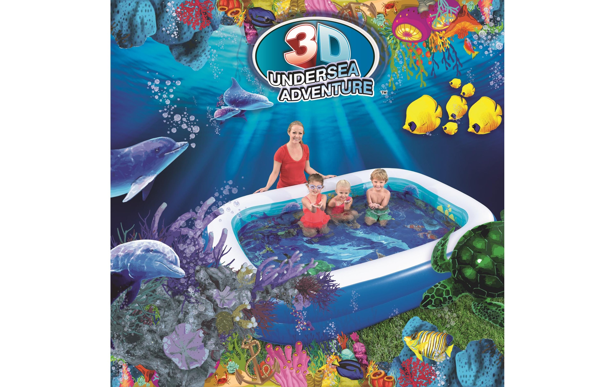 Bestway Planschbecken »3D Undersea Adventure Pool«