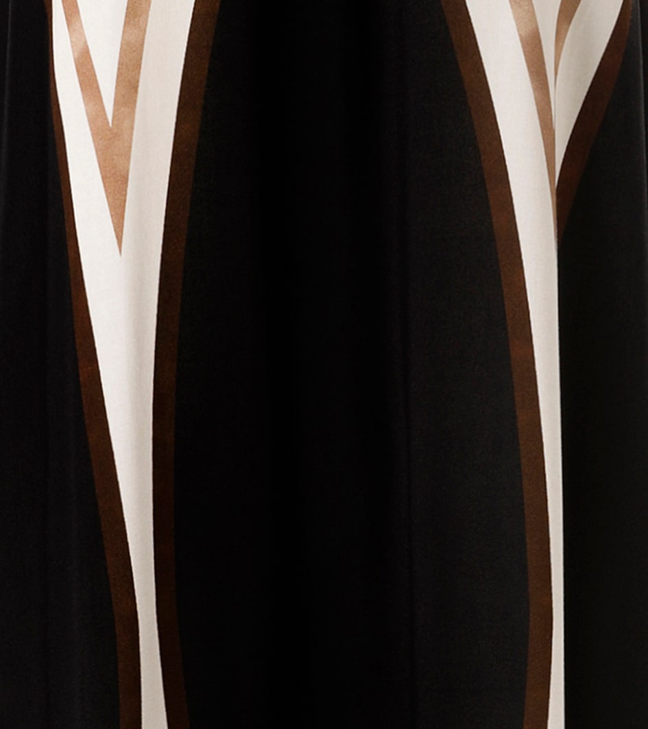 Aniston SELECTED Maxikleid locker fallender Schnitt mit grafischen Muster - NEUE KOLLEKTION
