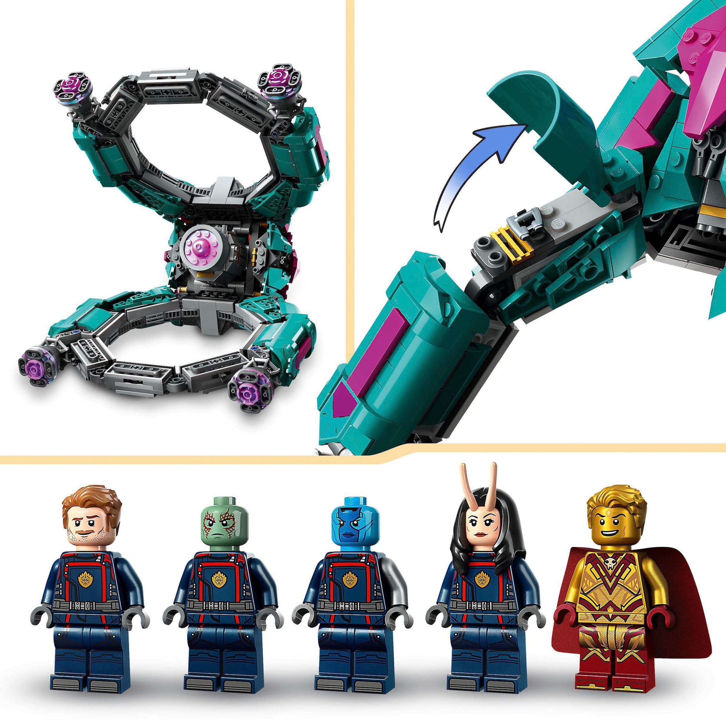 LEGO® Konstruktionsspielsteine »Das neue Schiff der Guardians (76255), LEGO® Marvel«, (1108 St.), Made in Europe
