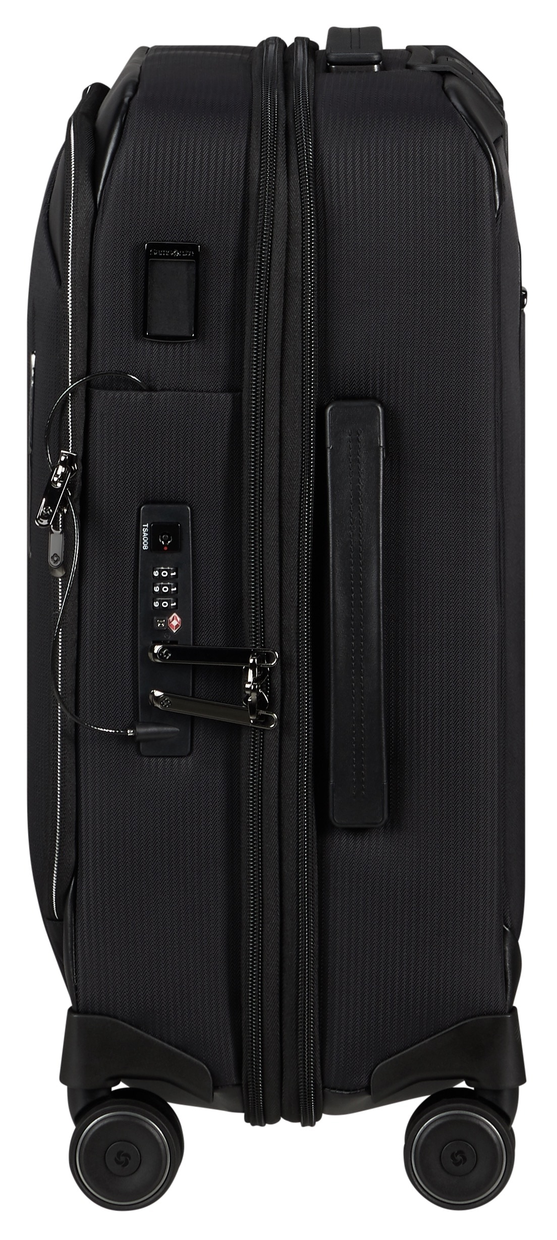 Samsonite Trolley à bagages souples »SPLENDIX, verschiedene Grössen« 42 litre 4 Rollen extension de volume, avec sangles de compression et compartiments à fermeture éclair