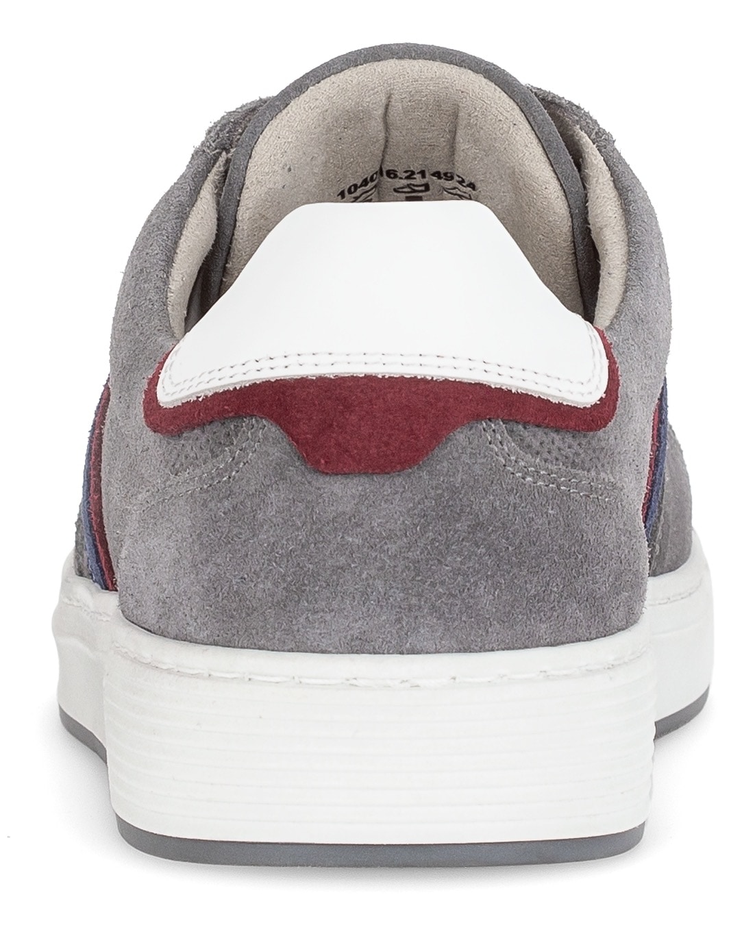 Pius Gabor Sneaker  Freizeitschuh, Halbschuh, Schnürer mit Kontrastbesätze, Weite G