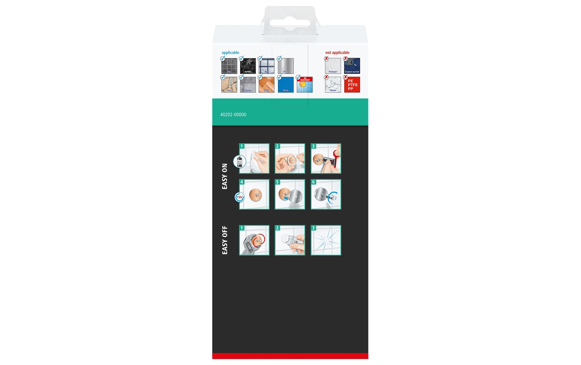 tesa Étagère de salle de bain »Aluxx einstöckig, offen«