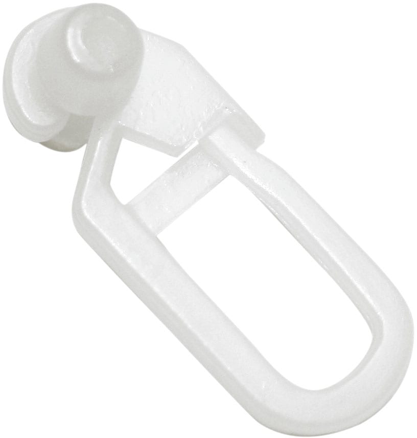 Image of GARDINIA Gardinenring "Rollringe weiss" Serie Einzelprogramm Gardinenstangen-Set Paros Ø 22/19 mm