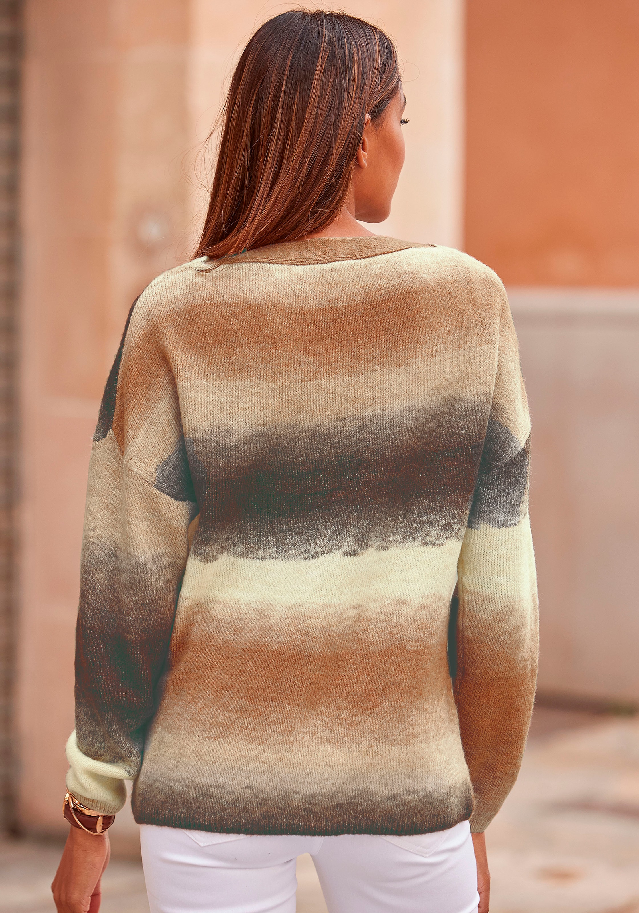 Vivance Strickpullover, aus Farbverlaufgarn