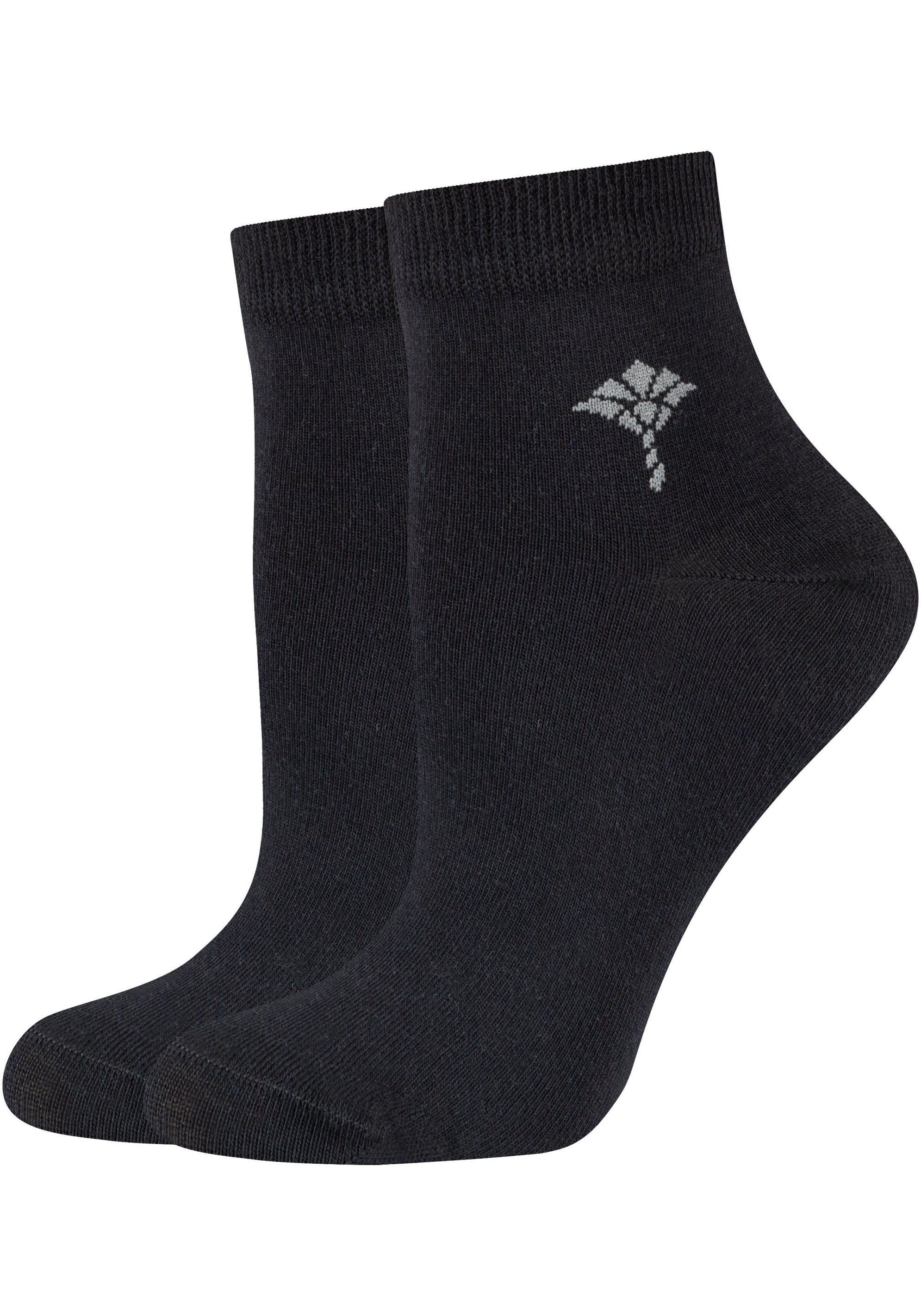 JOOP! Kurzsocken »for your daily glam«, (4 Paar), mit weichem Fussbett