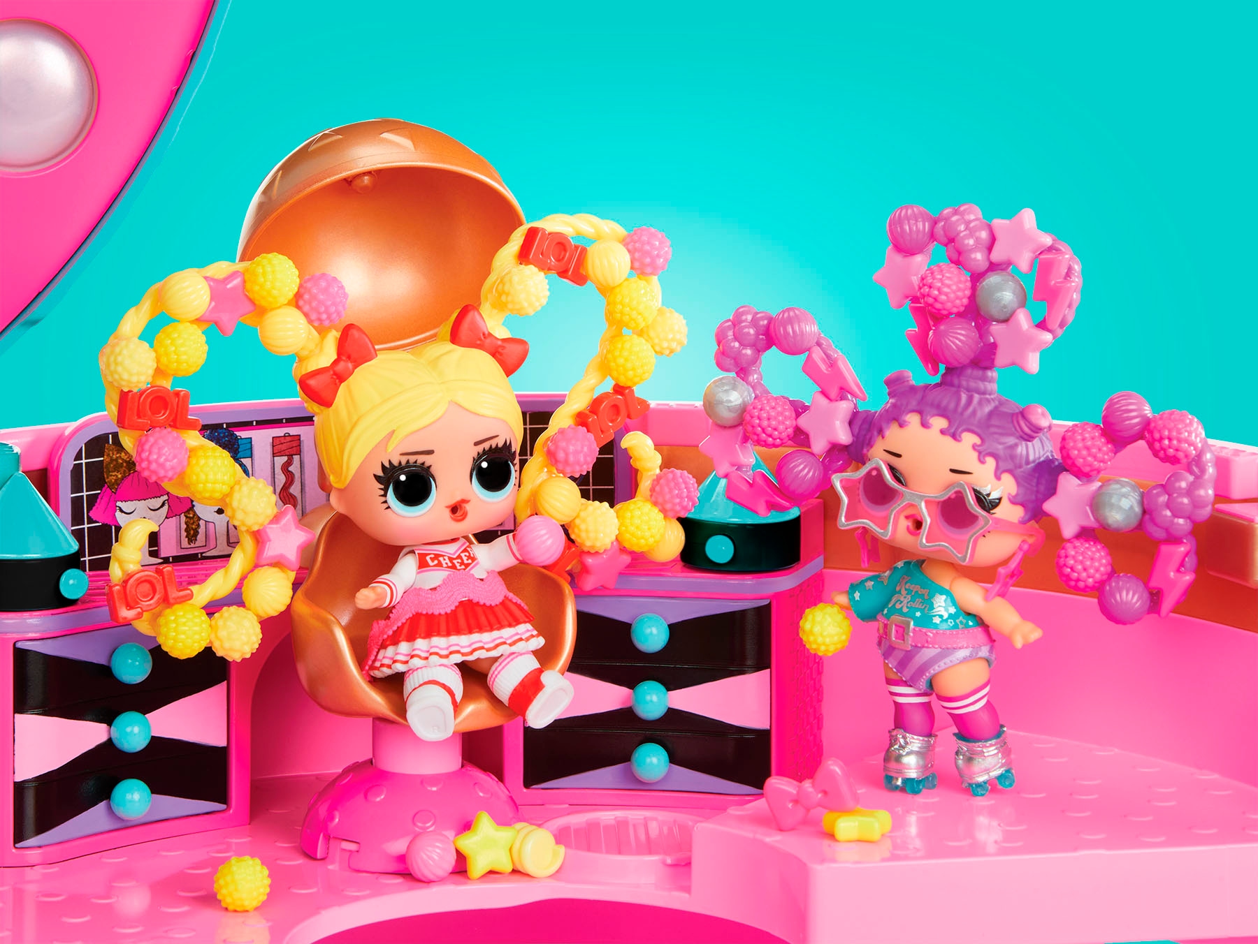 L.O.L. SURPRISE! Kreativset »L.O.L. Surprise Hair Beads Salon« inklusive Püppchen mit DIY Perlen-Frisuren