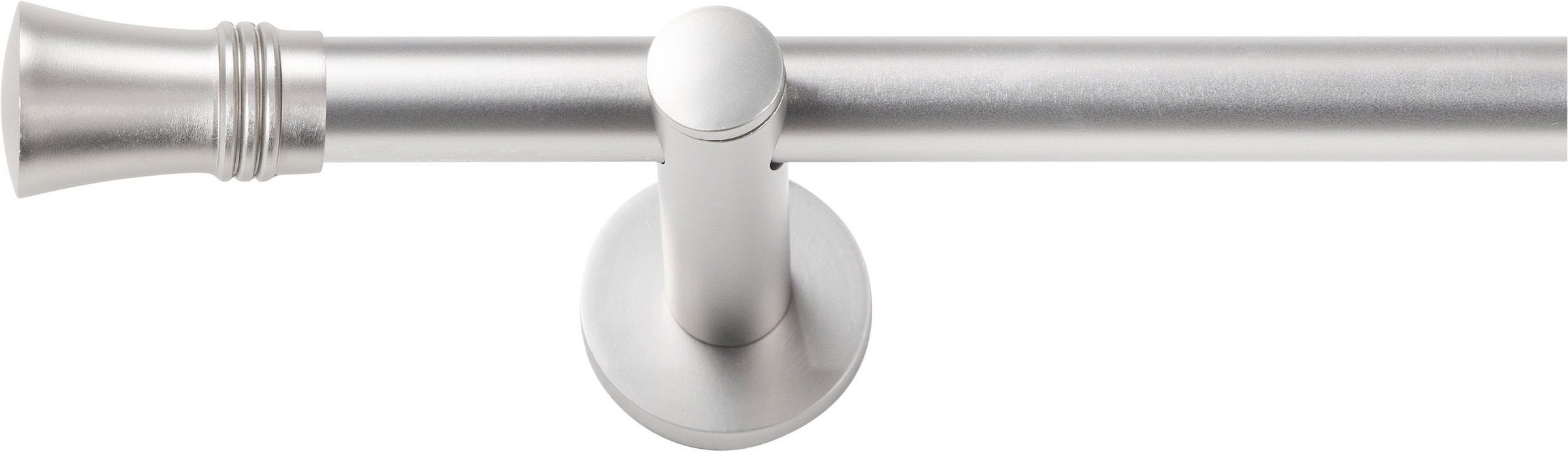 Image of SN DECO GROUP Gardinenstange "Gardinenstange Lyon Ø 19 mm, 1-läufig, Fixmass, verschraubt" Ø 19 mm Fixmass;kürzbar