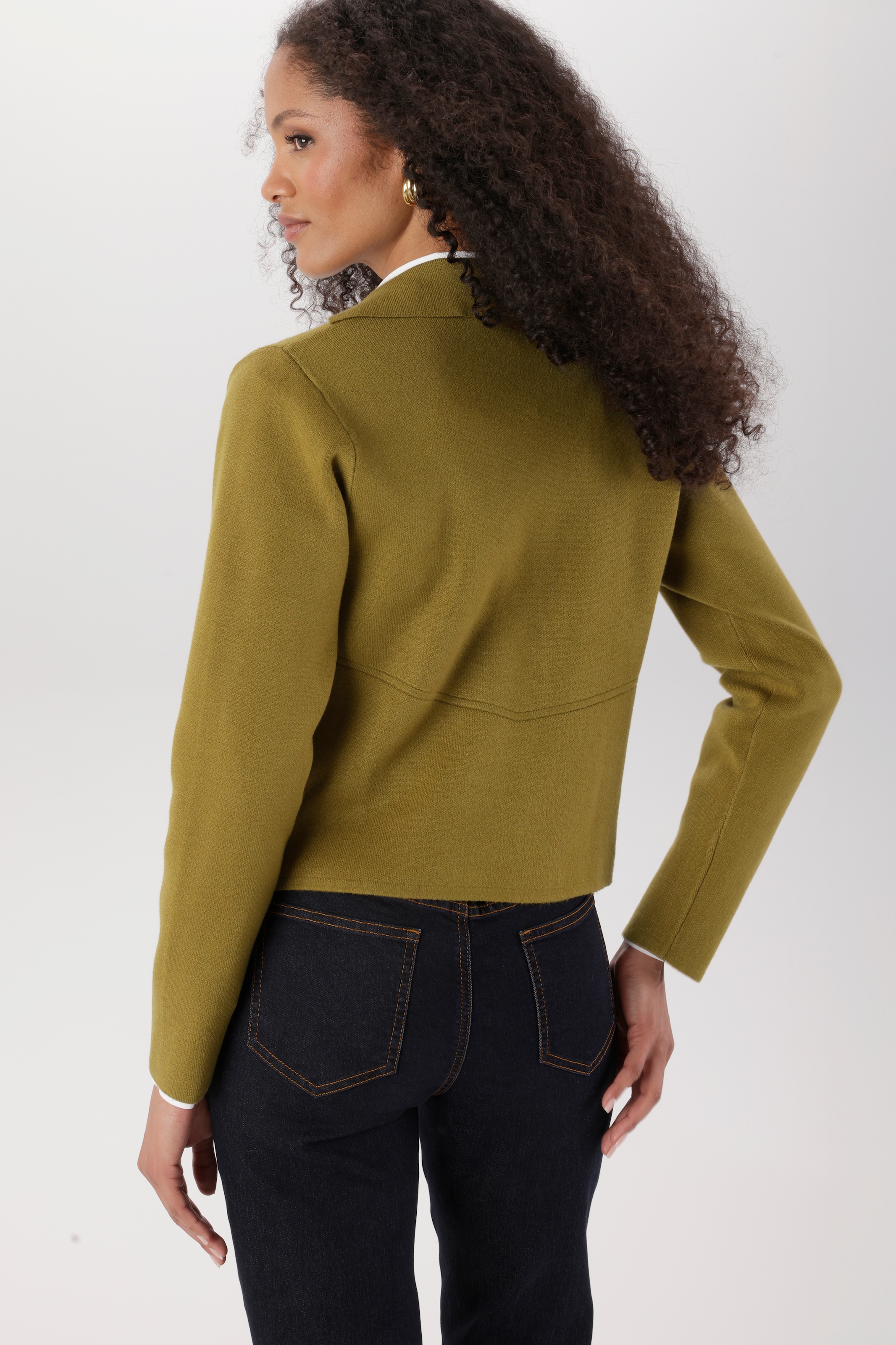 Aniston SELECTED Blazer court avec couture décorative partielle