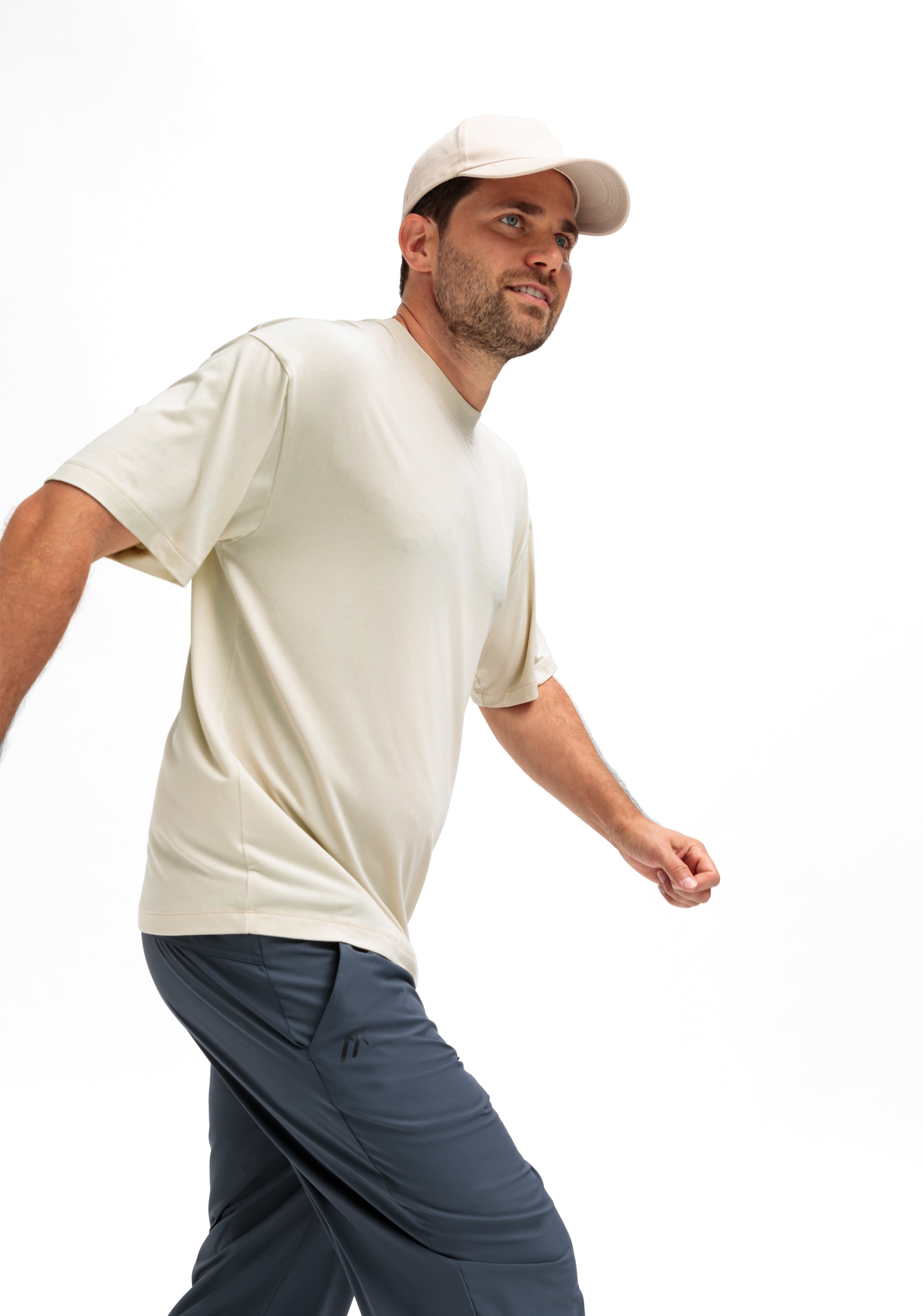 Maier Sports T-shirt à manches courtes »MS FAV TEE« Unisex T-Shirt lockere Passform mit bequemem Schnitt