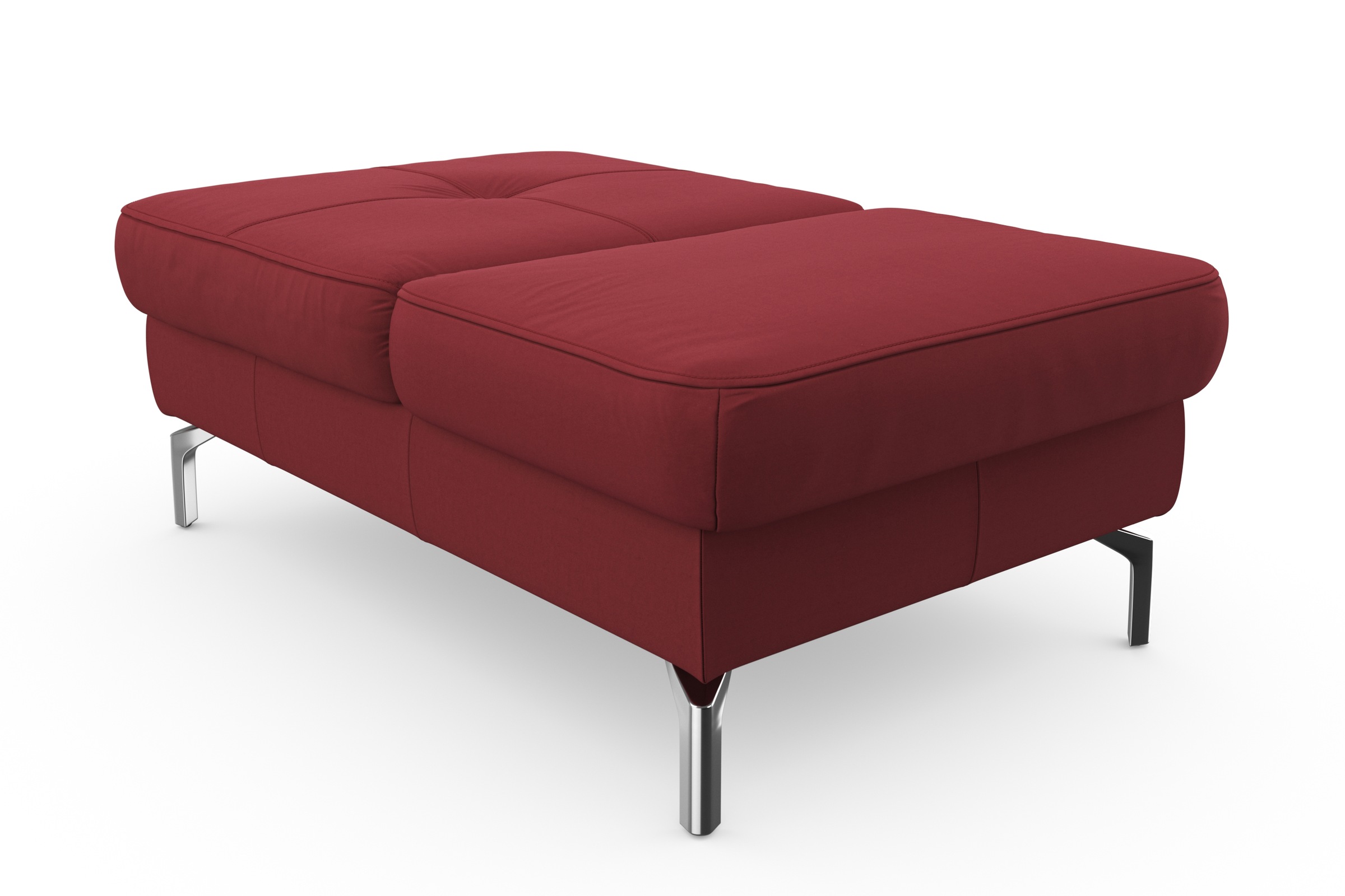 sit&more Hocker »Bendigo«, mit Klappfunktion, Bodenfreiheit 15 cm, wahlweise in 2 Fussfarben