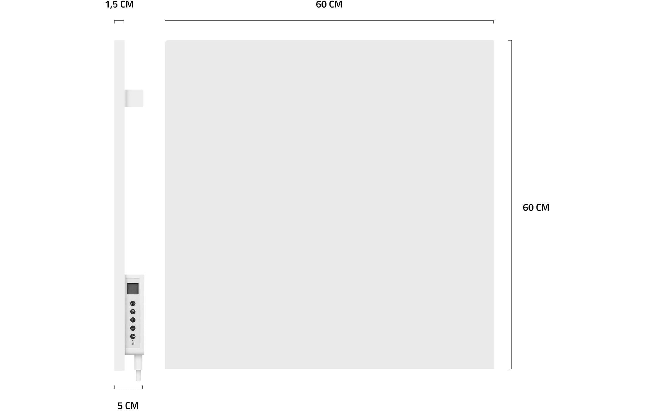 Hombli Infrarotheizung »Smartes Infrarot Heizpanel 350W«
