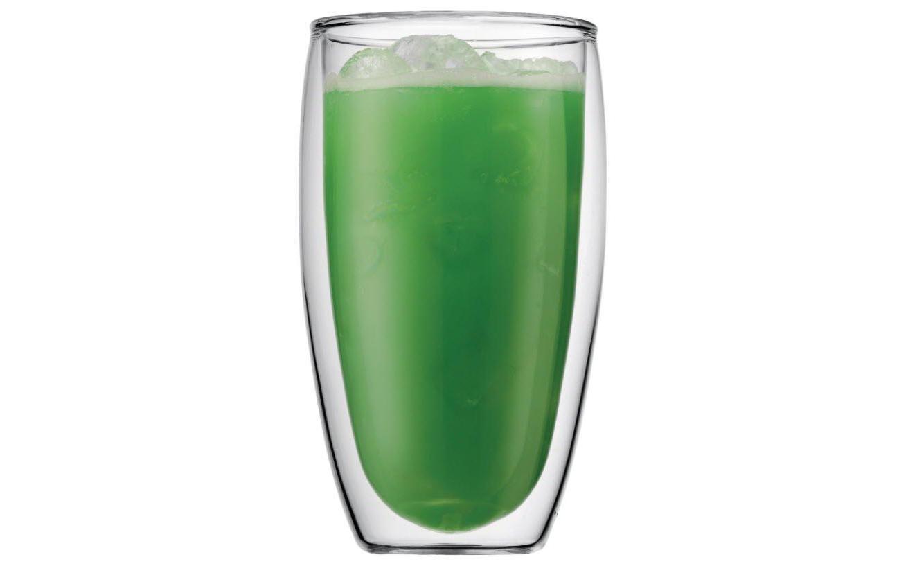 Bodum Latte-Macchiato-Glas "Kaffeeglas Pavina 4,5 dl, 6 Stück, Transparent" 6 teilig