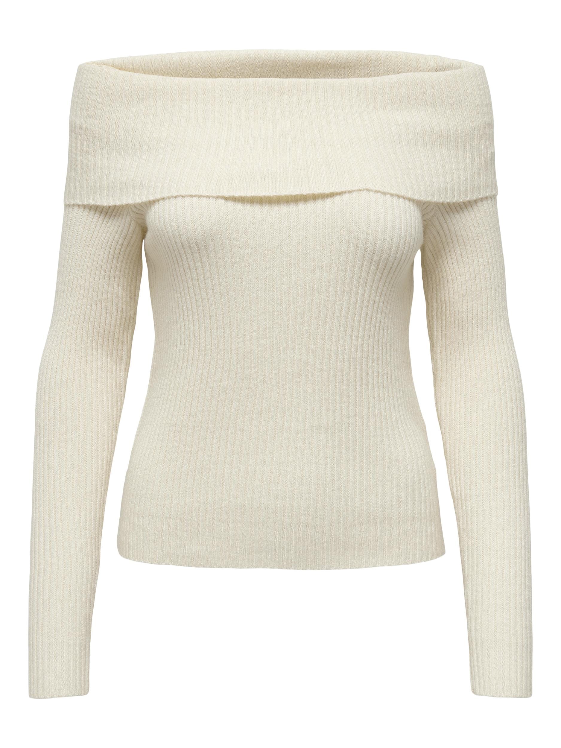 ONLY Strickpullover »ONLKATIA LS OFF SHOULDER KNT«