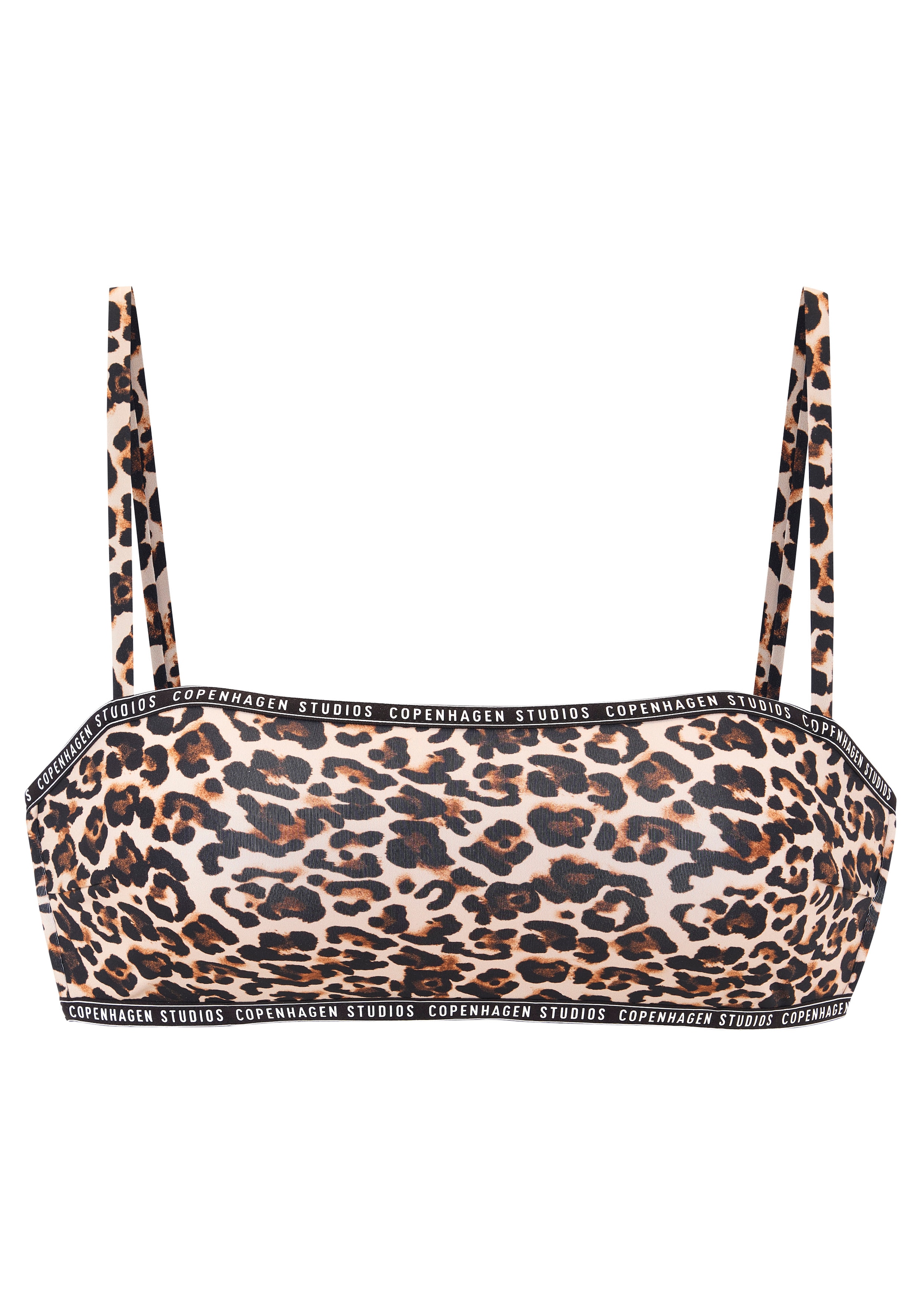 Copenhagen Studios Bandeau-Bikini-Top »Leody«, Mit trendigem Animalprint