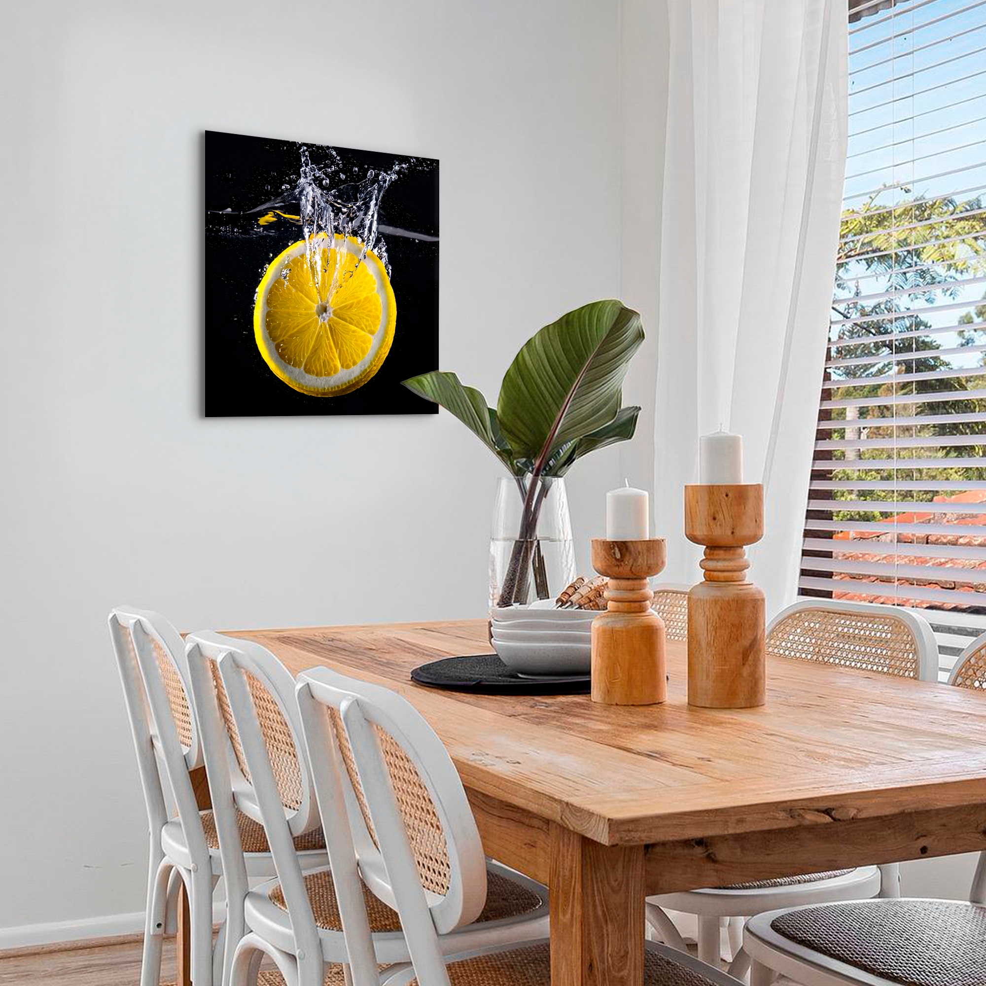 GOODproduct Wandbild »Zitrone« Obst Bilder 1 Stk. tlg. in verschiedenen Grössen