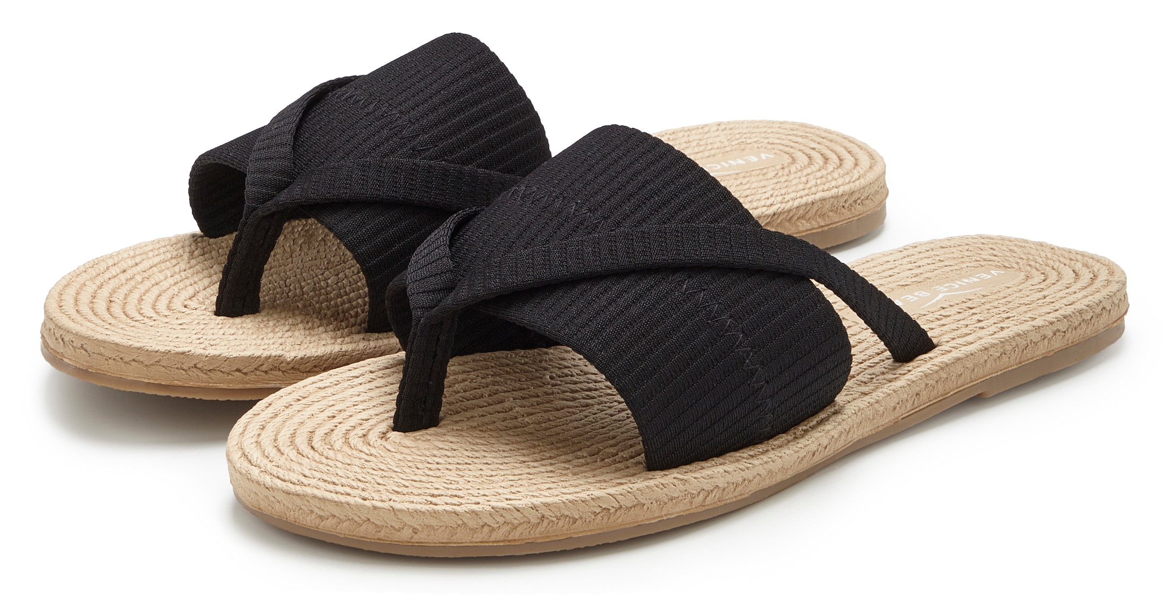 Image of Venice Beach Badeschuh "Badepantolette, Badelatsche, Badezehentrenner, Sandale, Mule" NEU Pantolette, Zehentrenner mit wasserabweisender und leichter Sohle