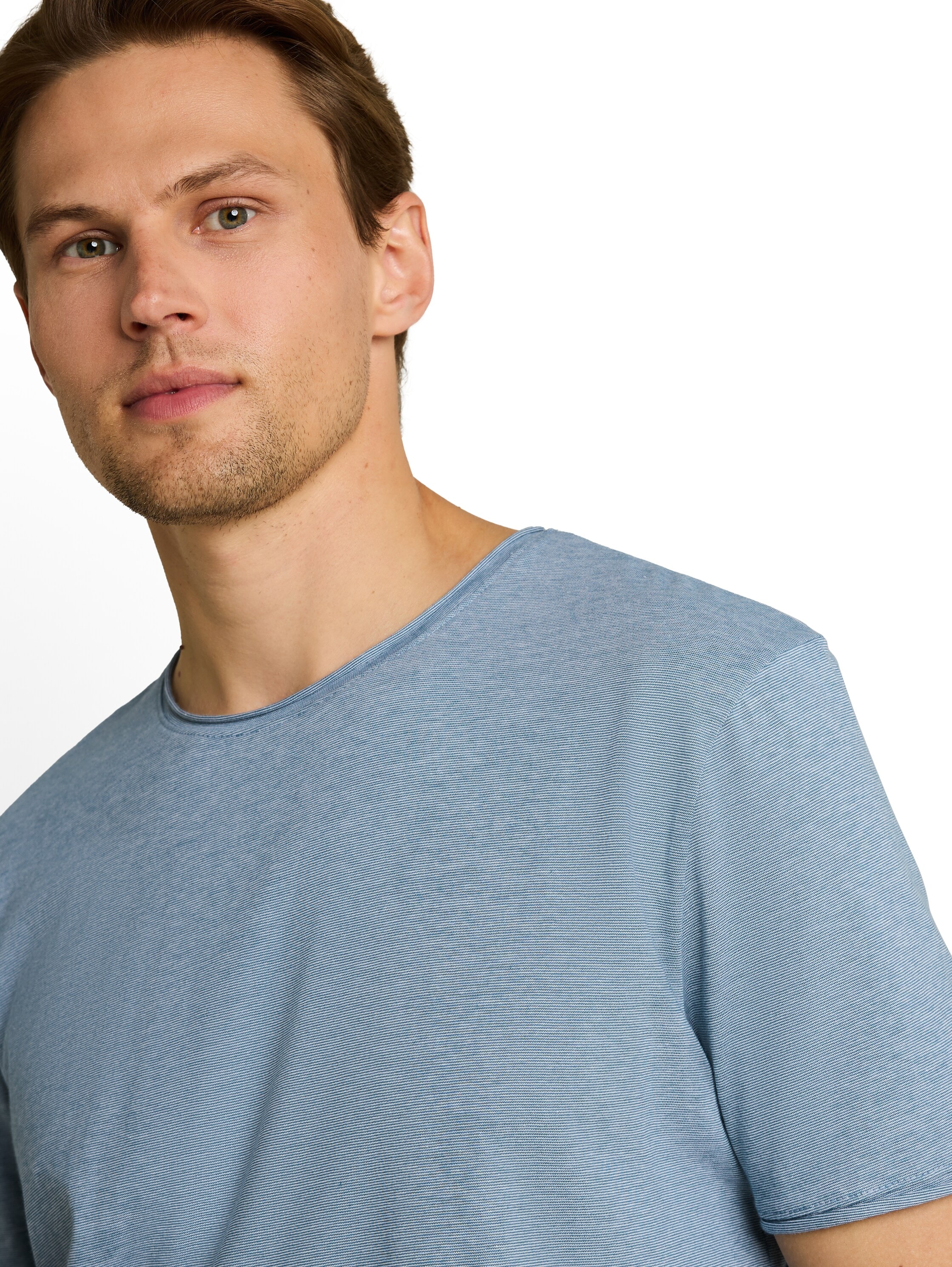 TOM TAILOR Denim Shirt à col rond
