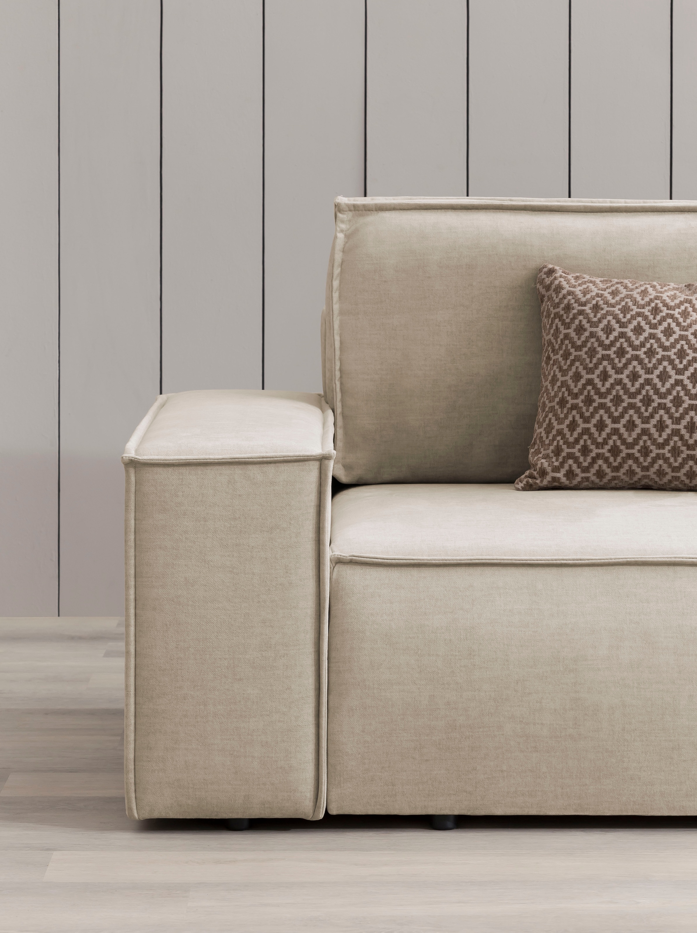GOODproduct Fauteuil »SHERWOOD Samtvelours Love-Seat« compatible avec la série de coussins SHERWOOD