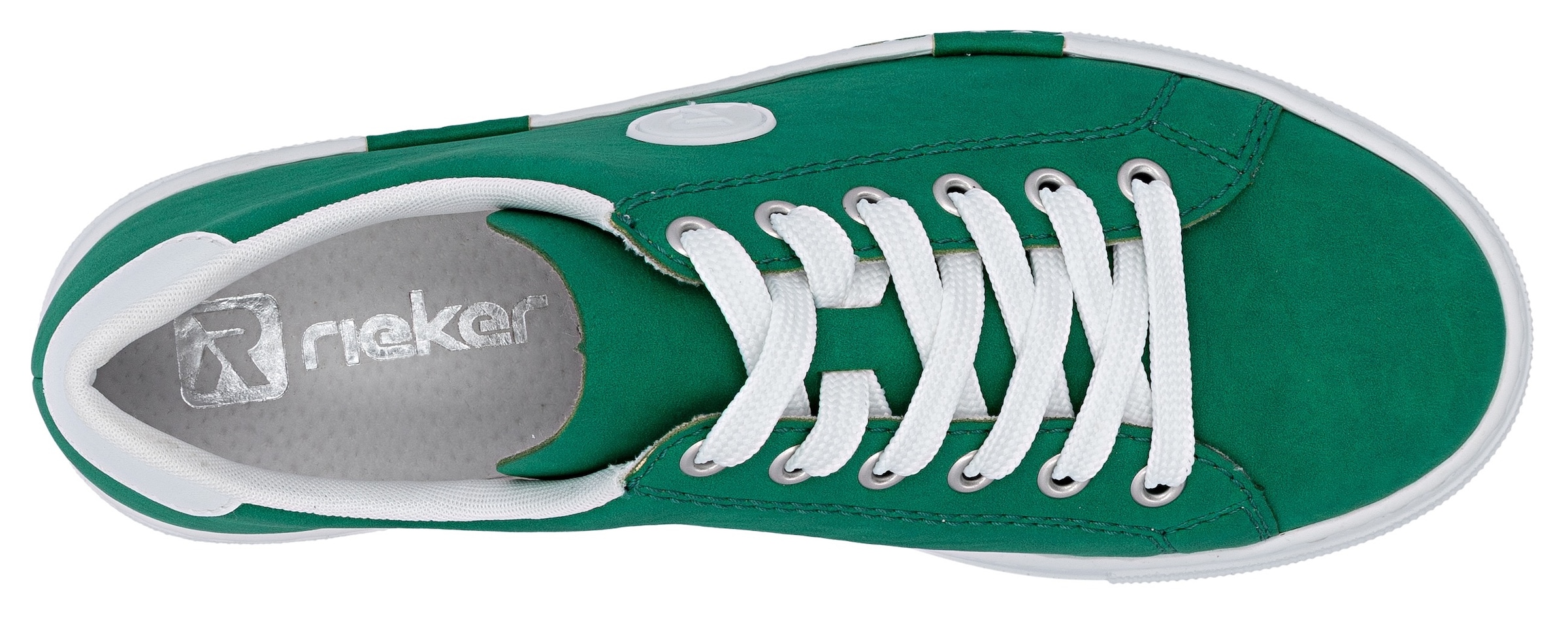 Rieker Sneakers  , Freizeitschuh, Halbschuh, Schnürschuh mit Plateausohle
