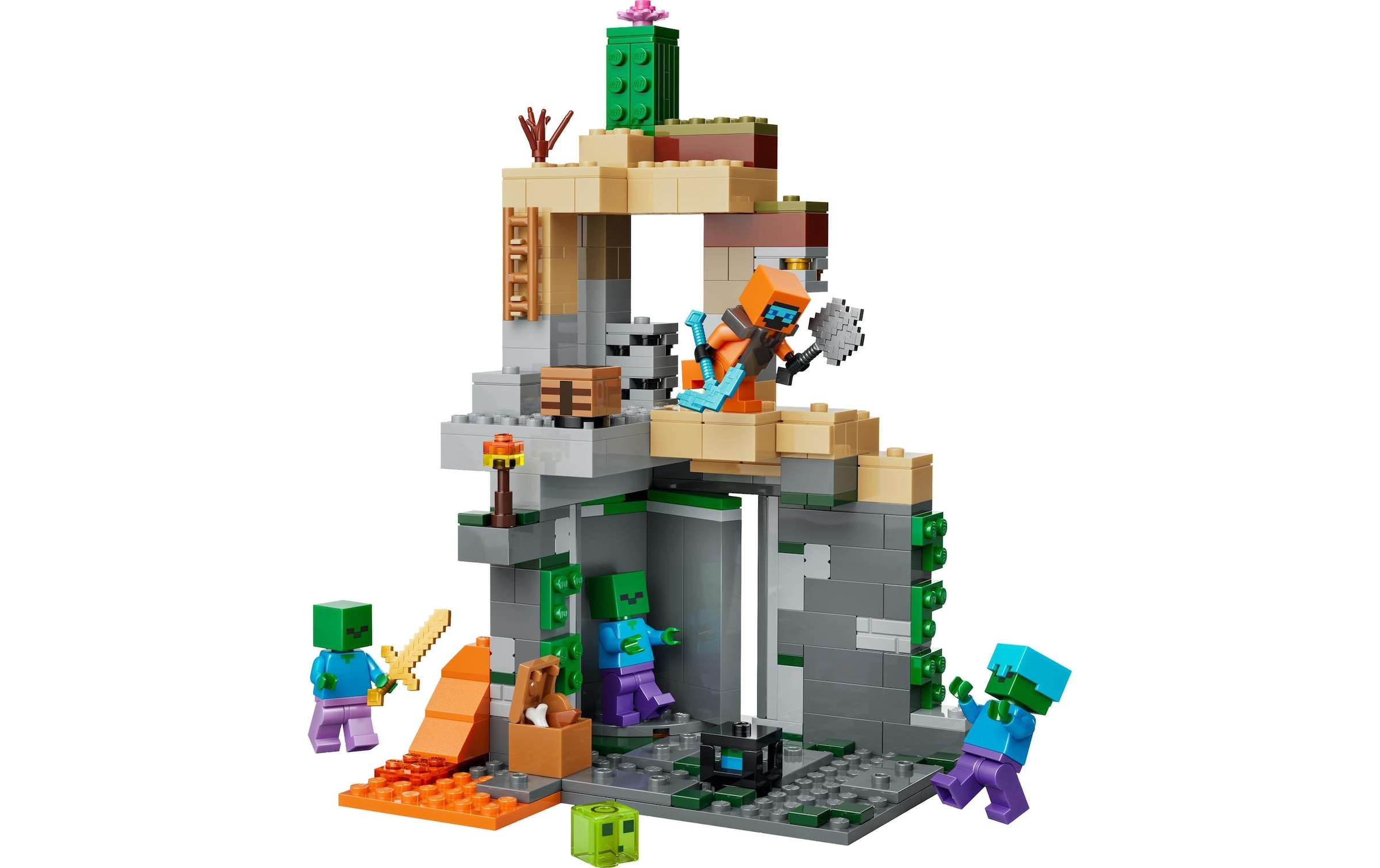   Konstruktionsspielsteine »Minecraft Zombieverlies 21587« Kategorie: Fantasy-Welt