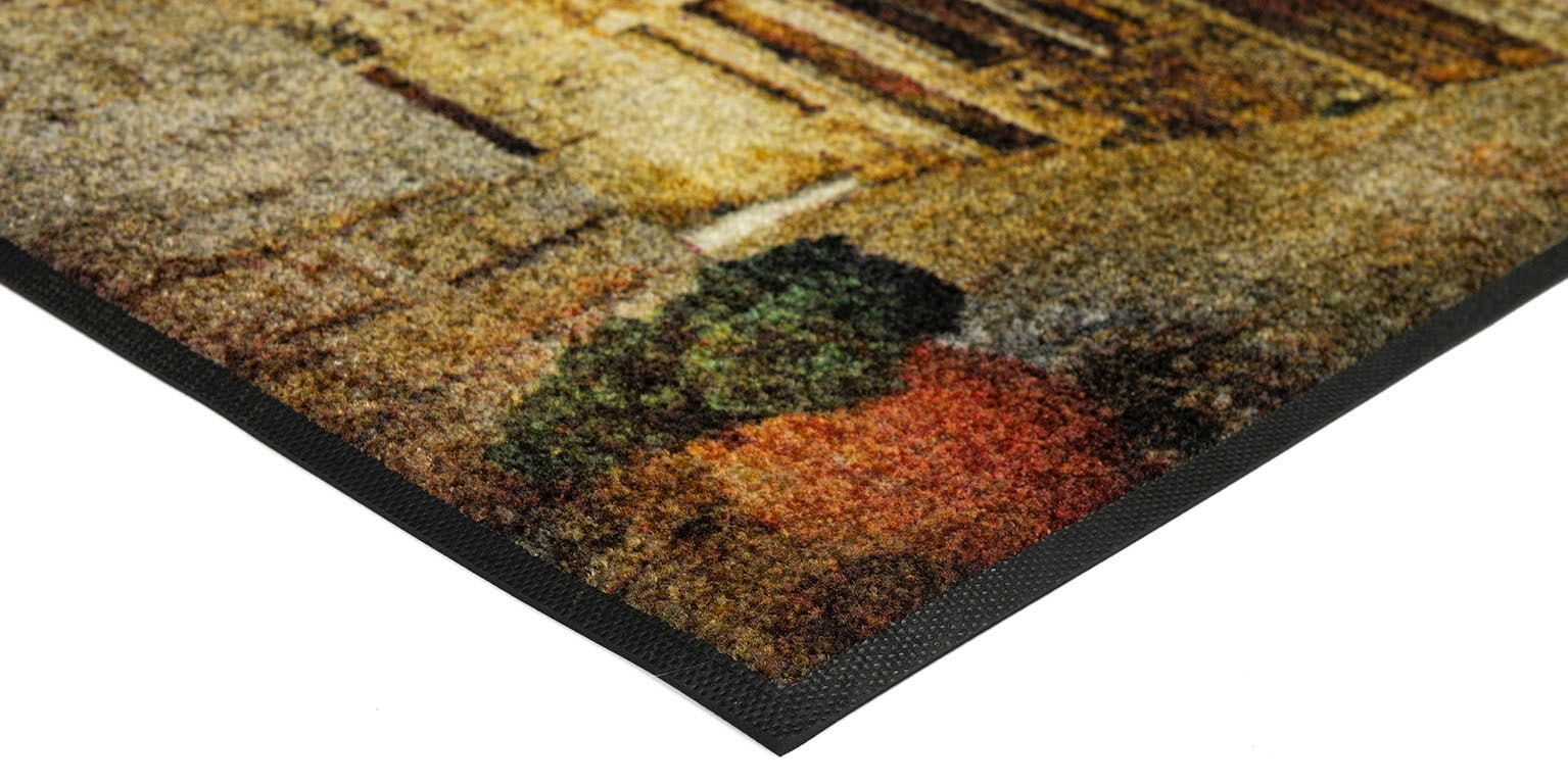 wash+dry by Kleen-Tex Teppich »Picturesque Greece«, rechteckig, 7 mm Höhe