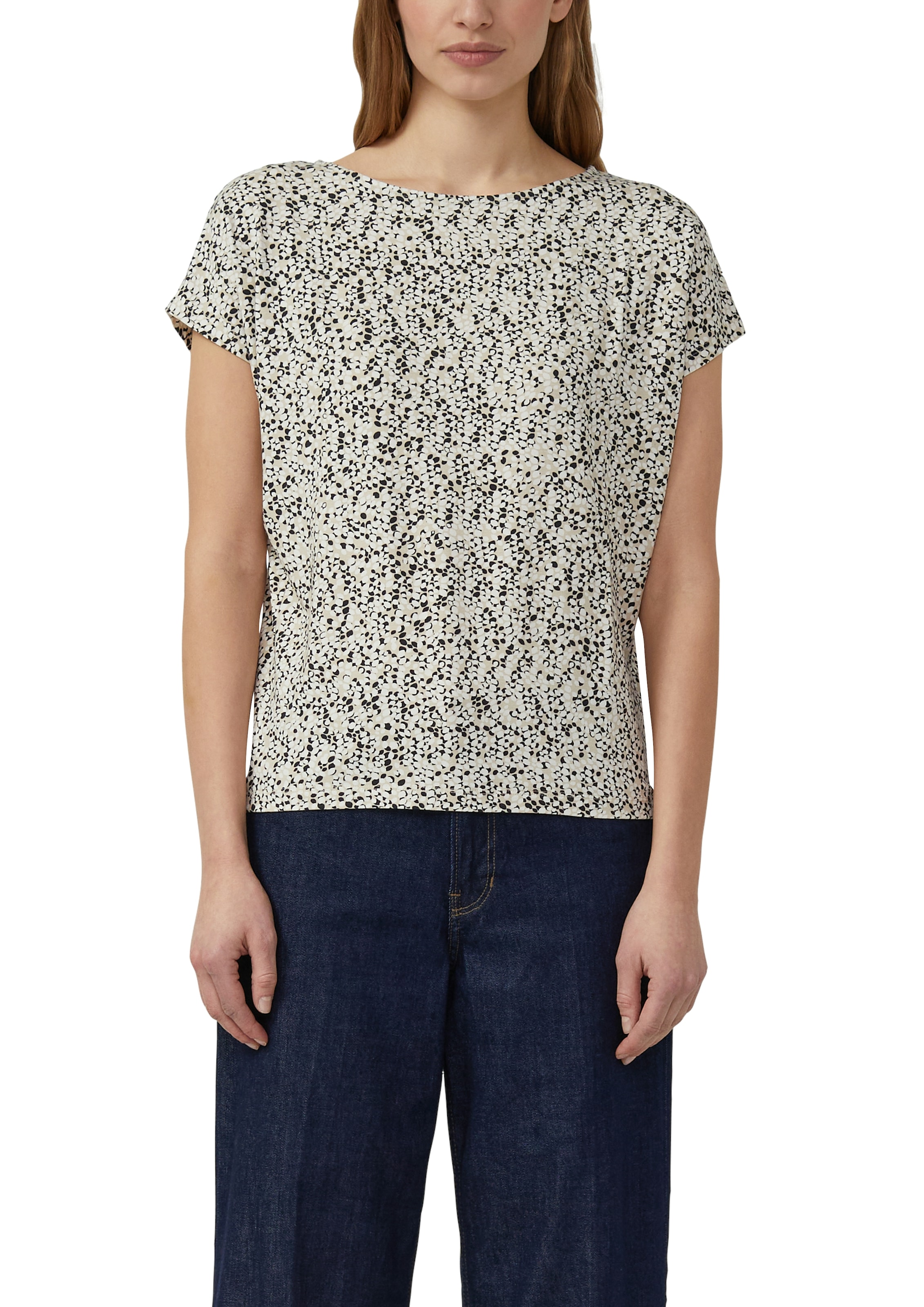 Image of s.Oliver Kurzarmshirt Sommershirt mit grafischem Muster