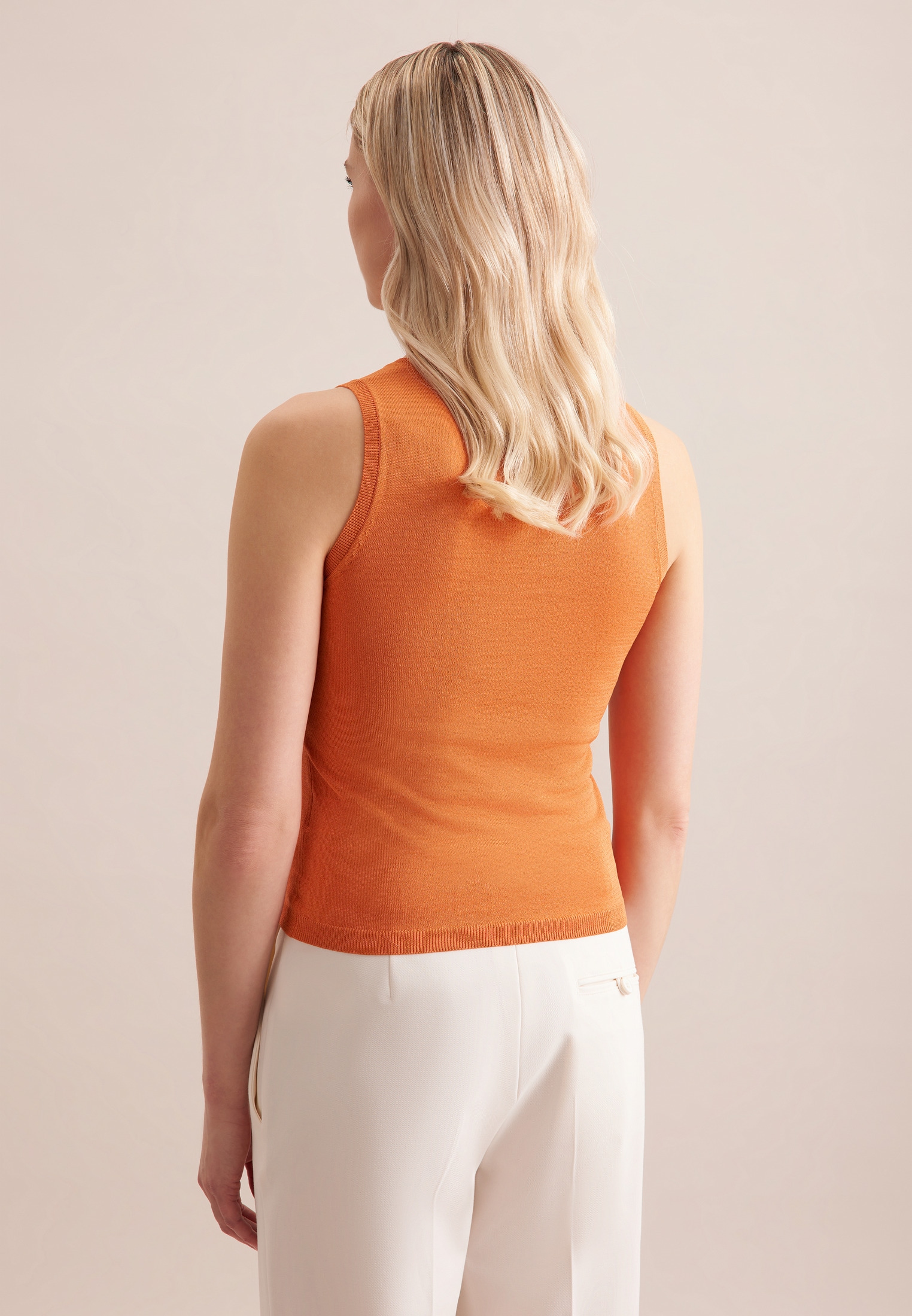 seidensticker Pull en tricot »Schwarze Rose« Ohne Arm Rundhals