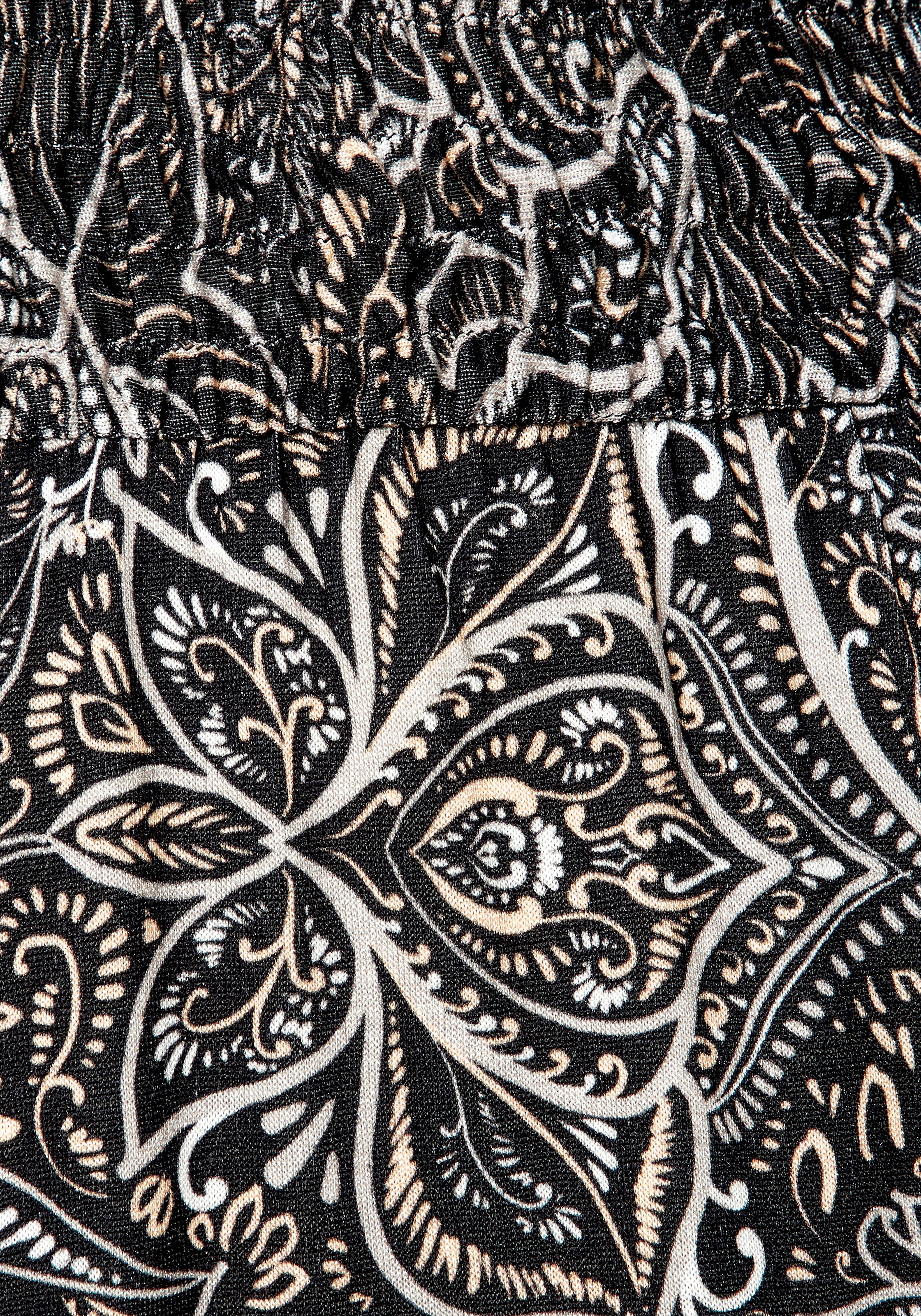 LASCANA Maxi robe mit Smok-Einsatz in der Taille