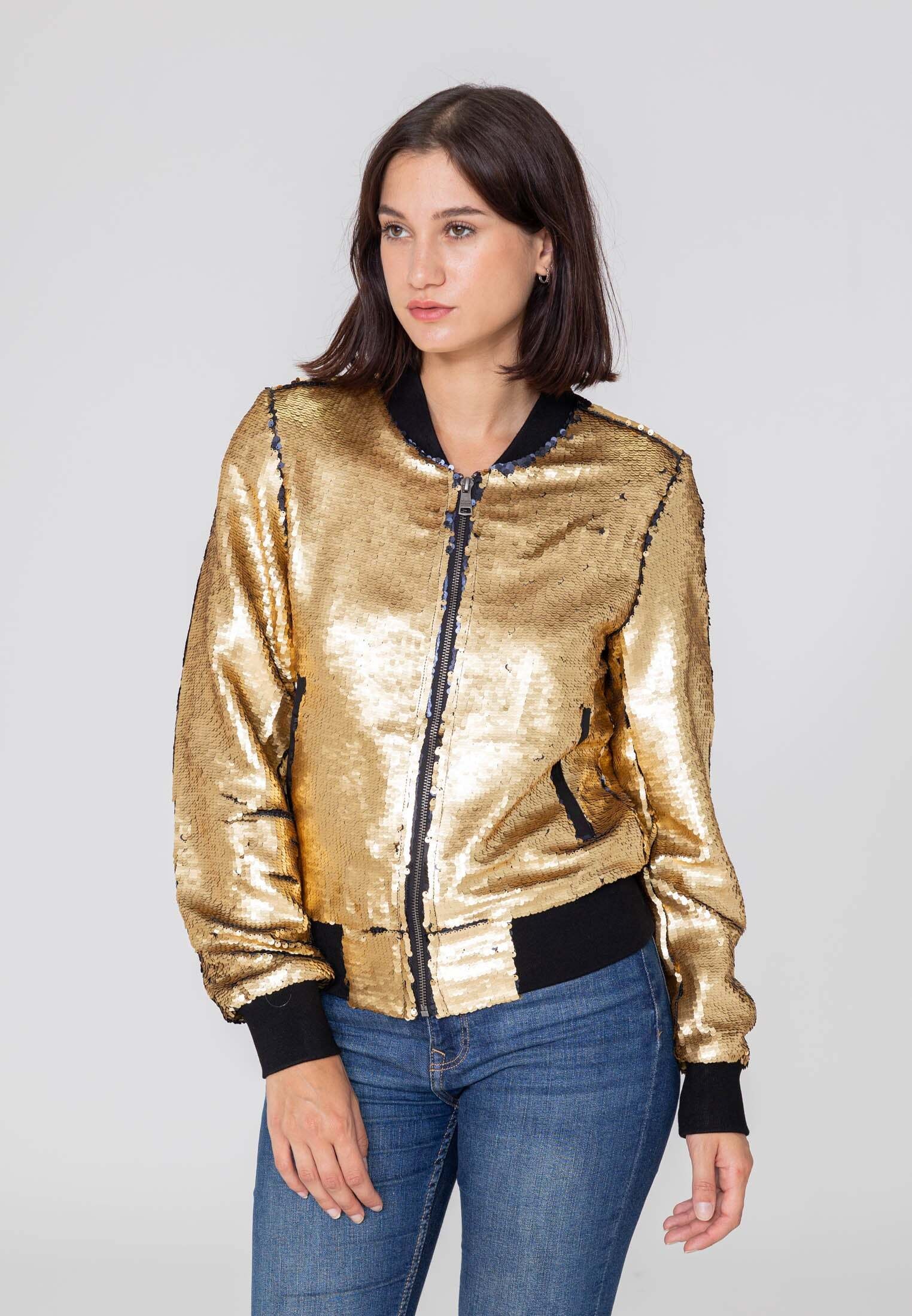 Bombers Original Bomberjacke »Bombers Original Bomberjacke Glitter W«