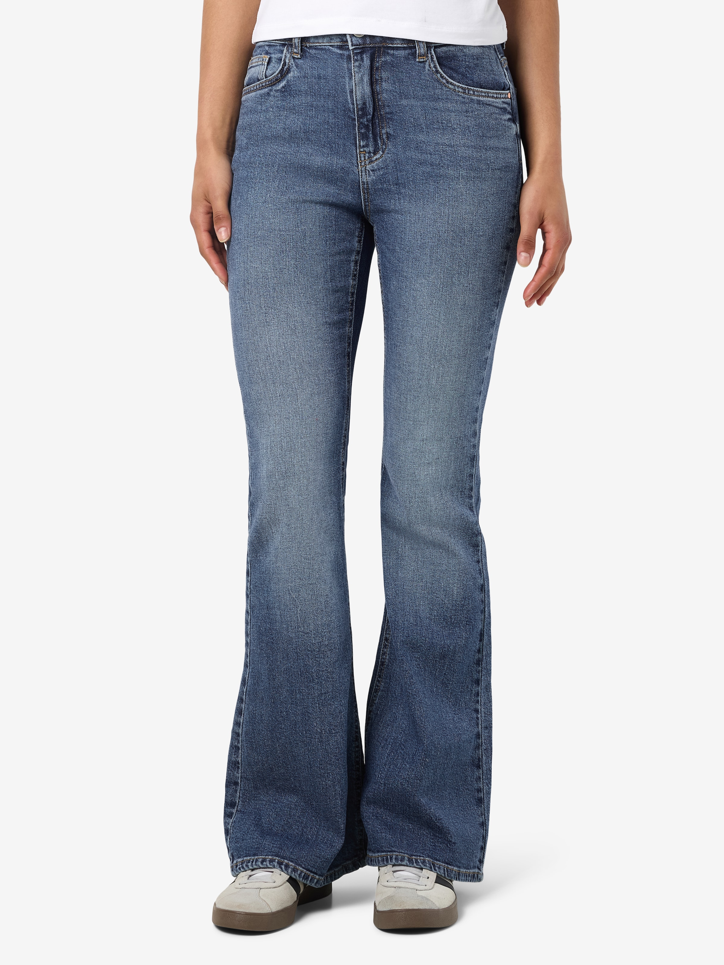 Noisy may Bootcut-Jeans »NMKAREEN HW FLARE LEG JEANS AZ436MB NOOS«