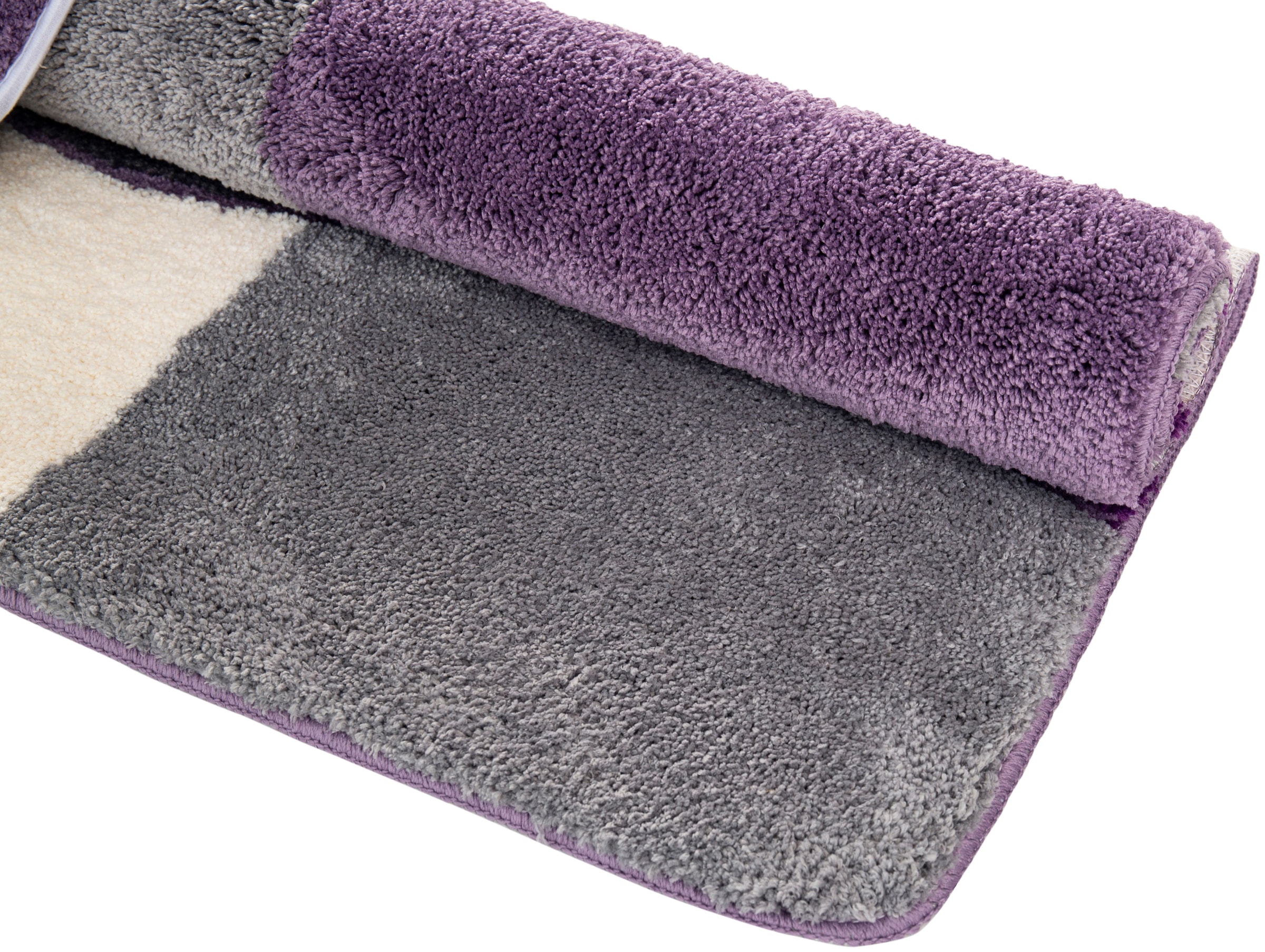 my home Badematte »Belio«, rutschhemmend beschichtet, fussbodenheizungsgeeignet-schnell trocknend-strapazierfähig, Badematte, Badteppich, Badematten auch als 2 tlg. Set erhältlich, bunt