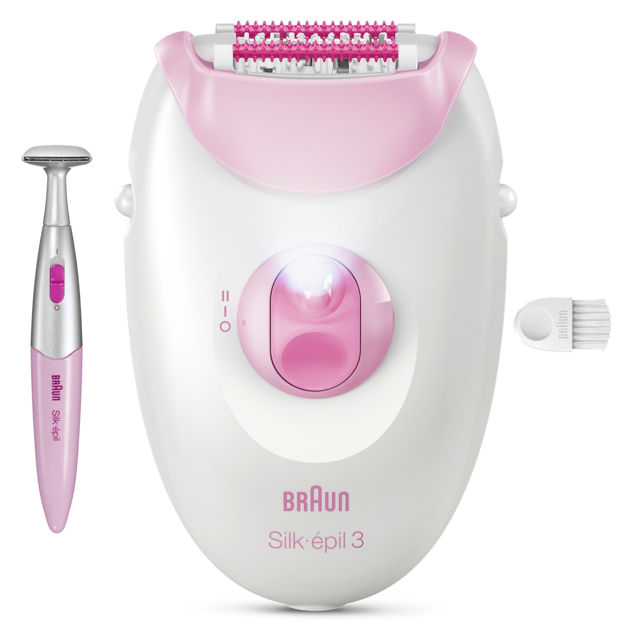 Braun Épilateur »Silk-épil 3 SE3-202« peau lisse durable, inclut un taille-bikini, SmartLight
