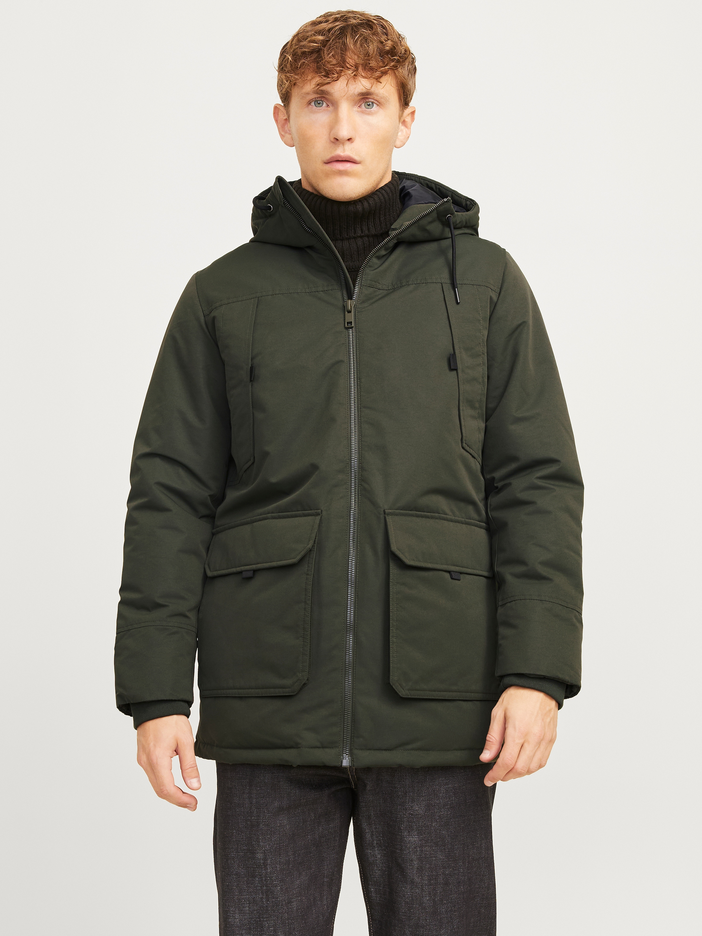 Parka »JJCONSTRUCT PARKA«, mit Kapuze